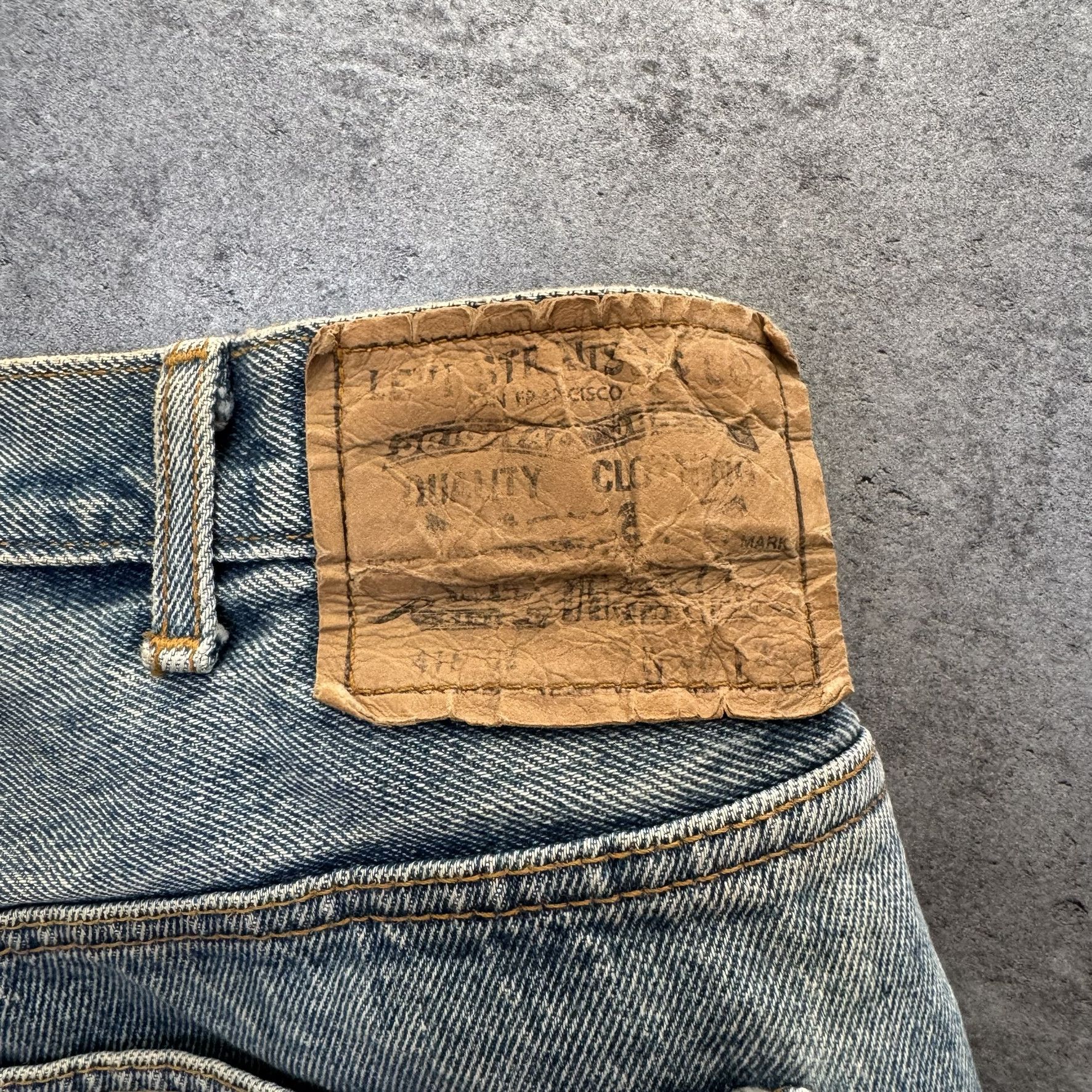 Levi's × Levi's Vintage Clothing Levi's 416 Orange Tab tapered stonewash jeans Size US 36 / EU 52 - 15 Thumbnail
