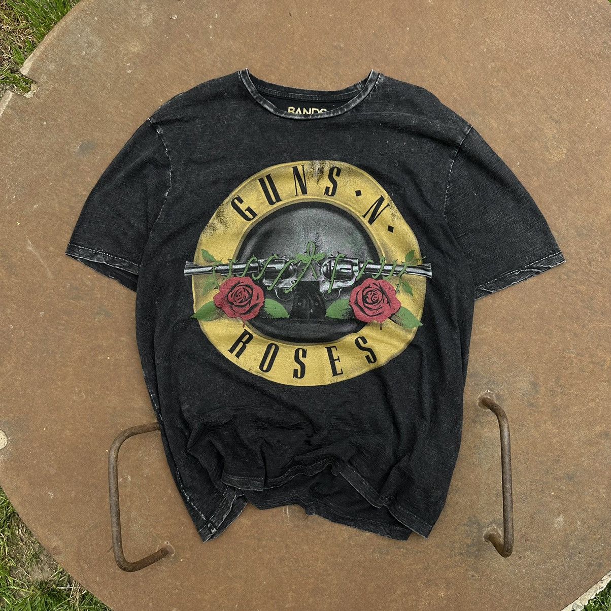 Guns N' Roses × Vintage Vintage Guns N Roses T-shirts Big Logo Rock Band Tee 90s Y2k Size US L / EU 52-54 / 3 - 1 Thumbnail