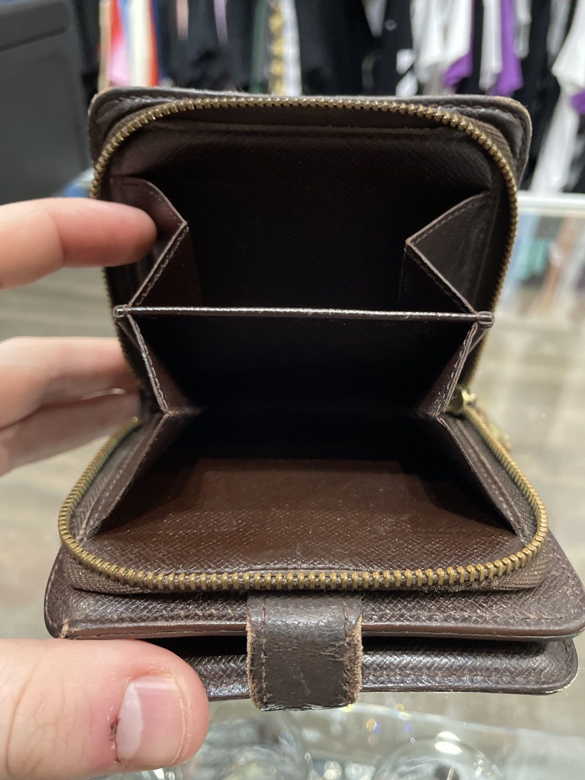 Louis Vuitton Louis Vuitton Damien Ebene Compact Wallet Size ONE SIZE - 2 Thumbnail