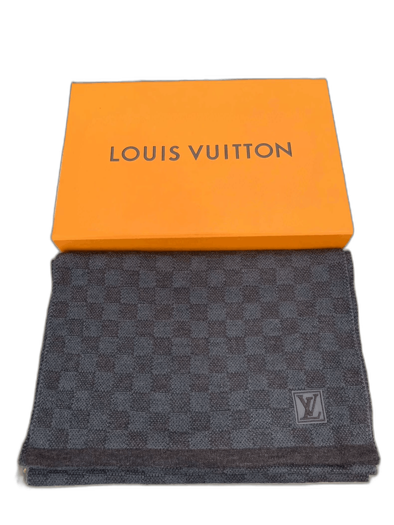 Louis Vuitton Louis Vuitton Blue Check Wool Scarf- Size ONE SIZE - 1 Thumbnail