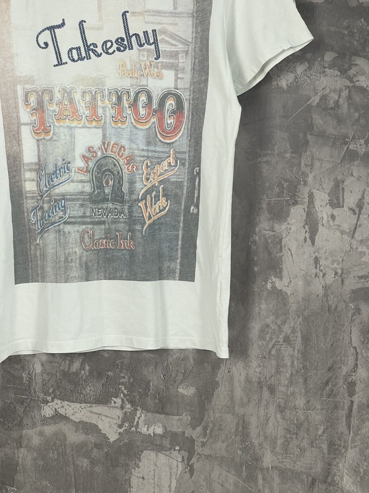Japanese Brand × Takeshy Kurosawa × Vintage Vintage Takeshy Kurosawa Tattoo T-shirt Japanese Size M Size US M / EU 48-50 / 2 - 6 Thumbnail