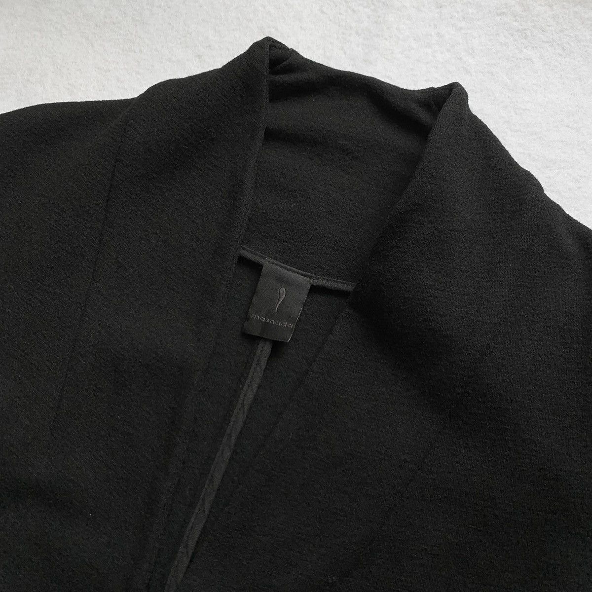 Masnada 2000s Masanda Front Wrapped Slim Wool Jacket Size US XS / EU 42 / 0 - 4 Thumbnail