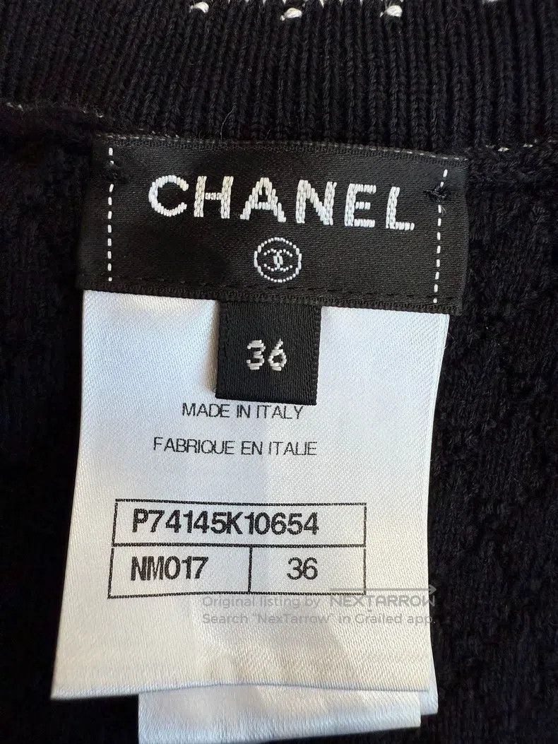 Chanel Chanel 23C No. 5 badge embroidered sleeveless vest Size XS / US 0-2 / IT 36-38 - 4 Thumbnail