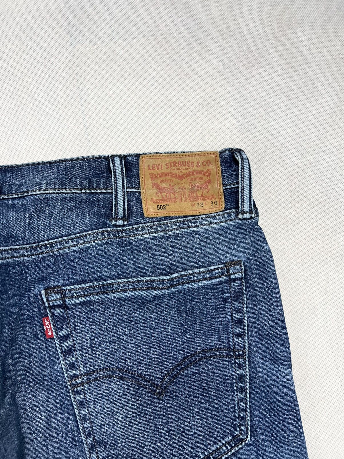 Levi's × Levi's Vintage Clothing Pants Levi’s 502 blue jeans 38/30 Size US 38 / EU 54 - 3 Thumbnail