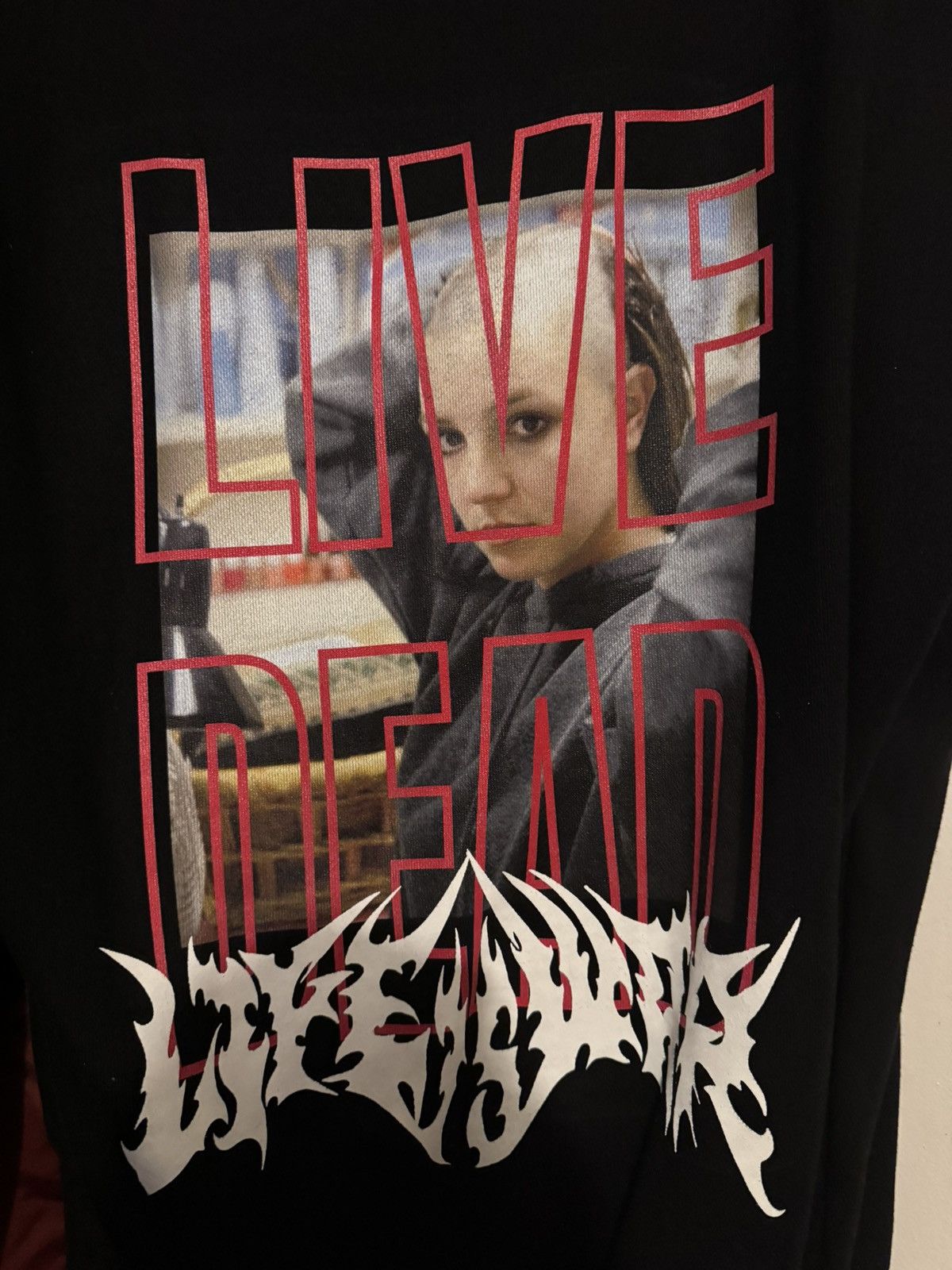 Japanese Brand × Other Life is war live dead hoodie Size US M / EU 48-50 / 2 - 2 Thumbnail