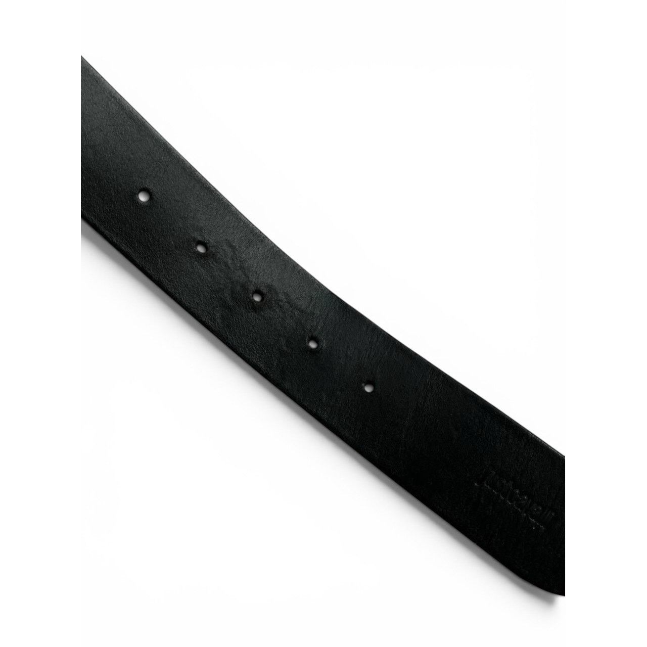 Roberto Cavalli Just Cavalli Skull Buckle Leather Belt Size ONE SIZE - 11 Thumbnail