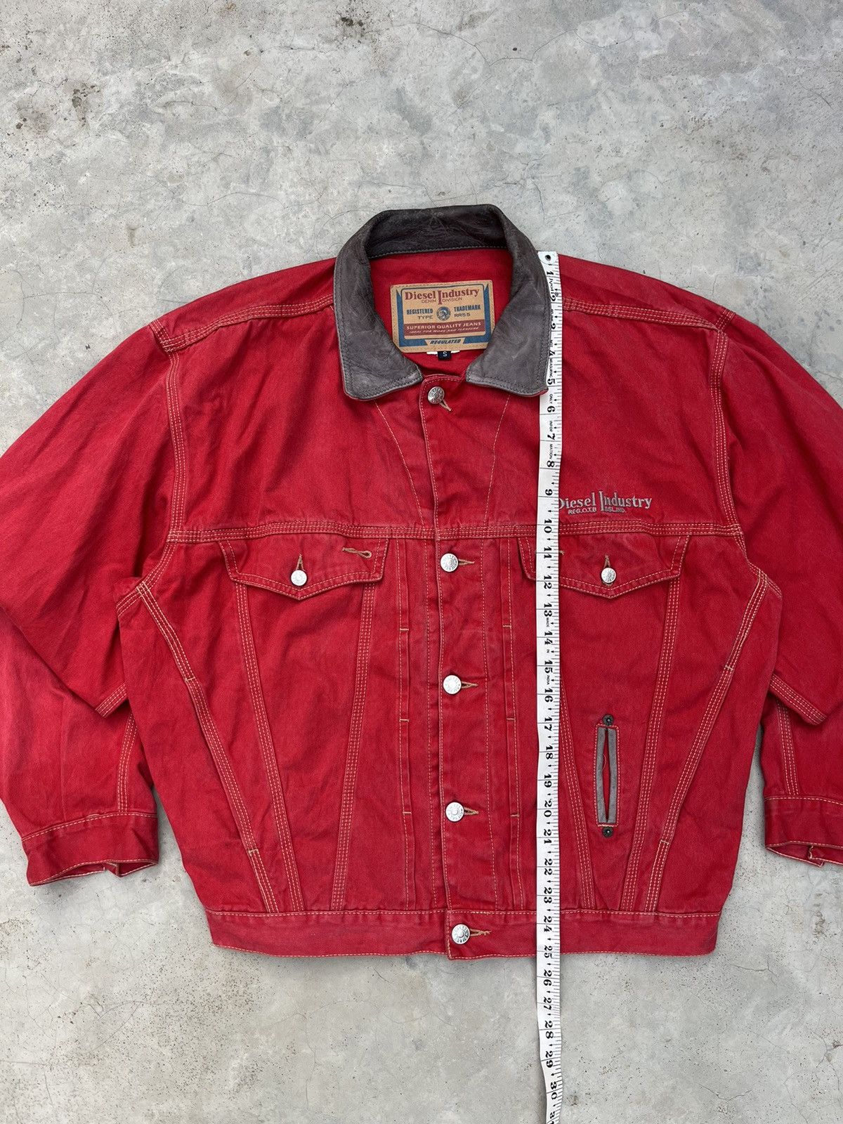 Diesel Super Rare Vintage Crimson Diesel Denver Workwear Denim Size US M / EU 48-50 / 2 - 6 Thumbnail