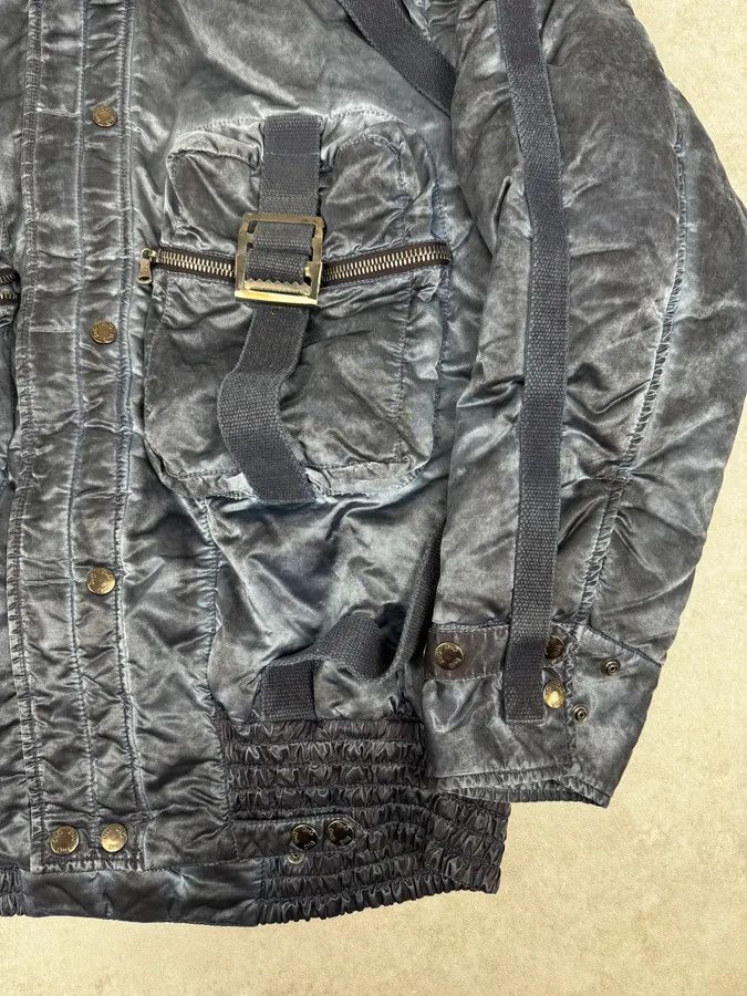 Dolce & Gabbana AW2003 Dolce & Gabbana Blue Aviator Bondage Jacket Size US XXL / EU 58 / 5 - 11 Thumbnail