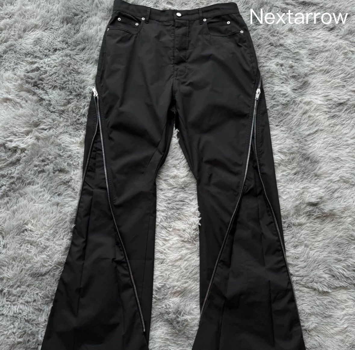 Rick Owens Rick Owens 23SS mainline banana zipper banana pants Size US 34 / EU 50 - 1 Thumbnail