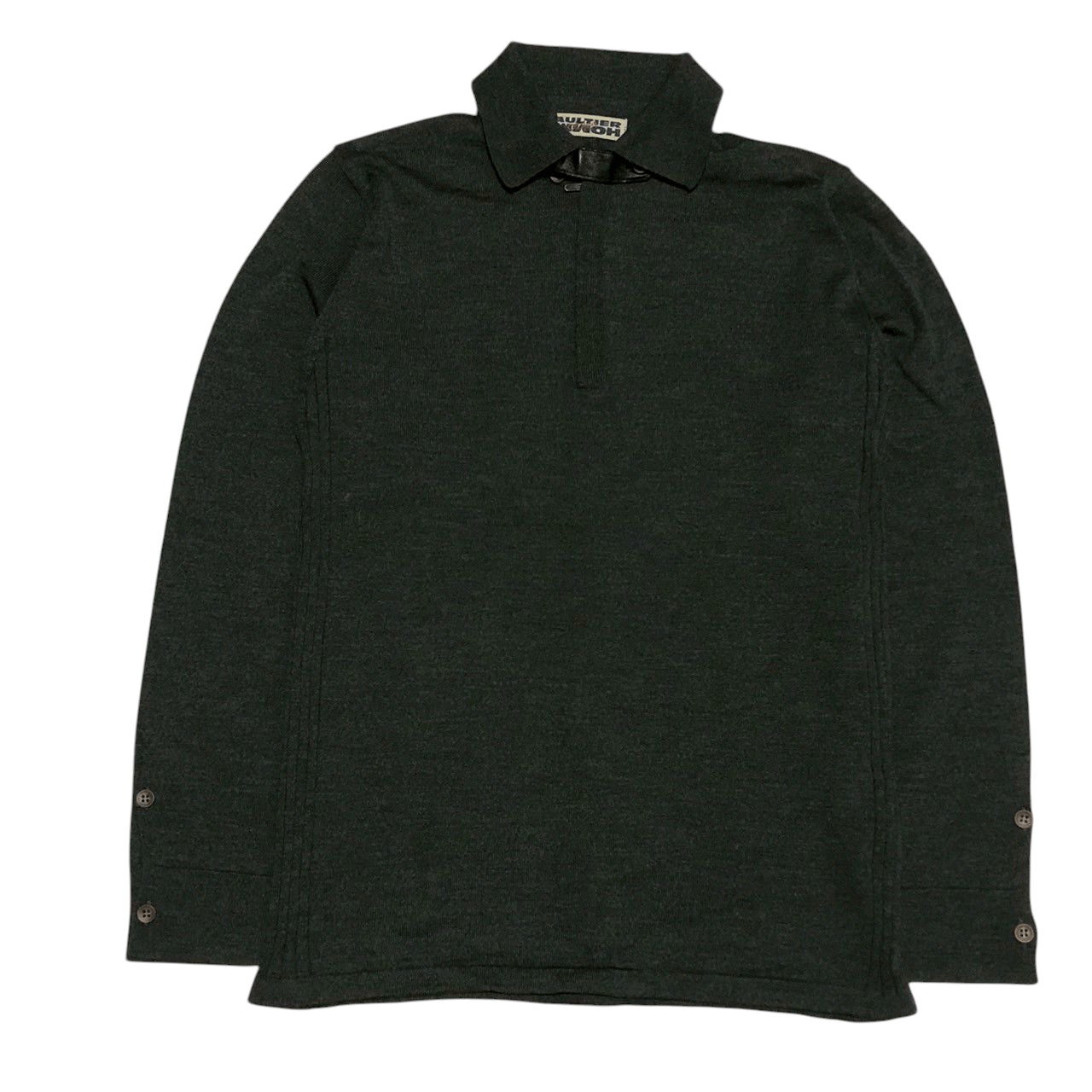 Vintage Gaultier Homme Objet Wool Button Pullover