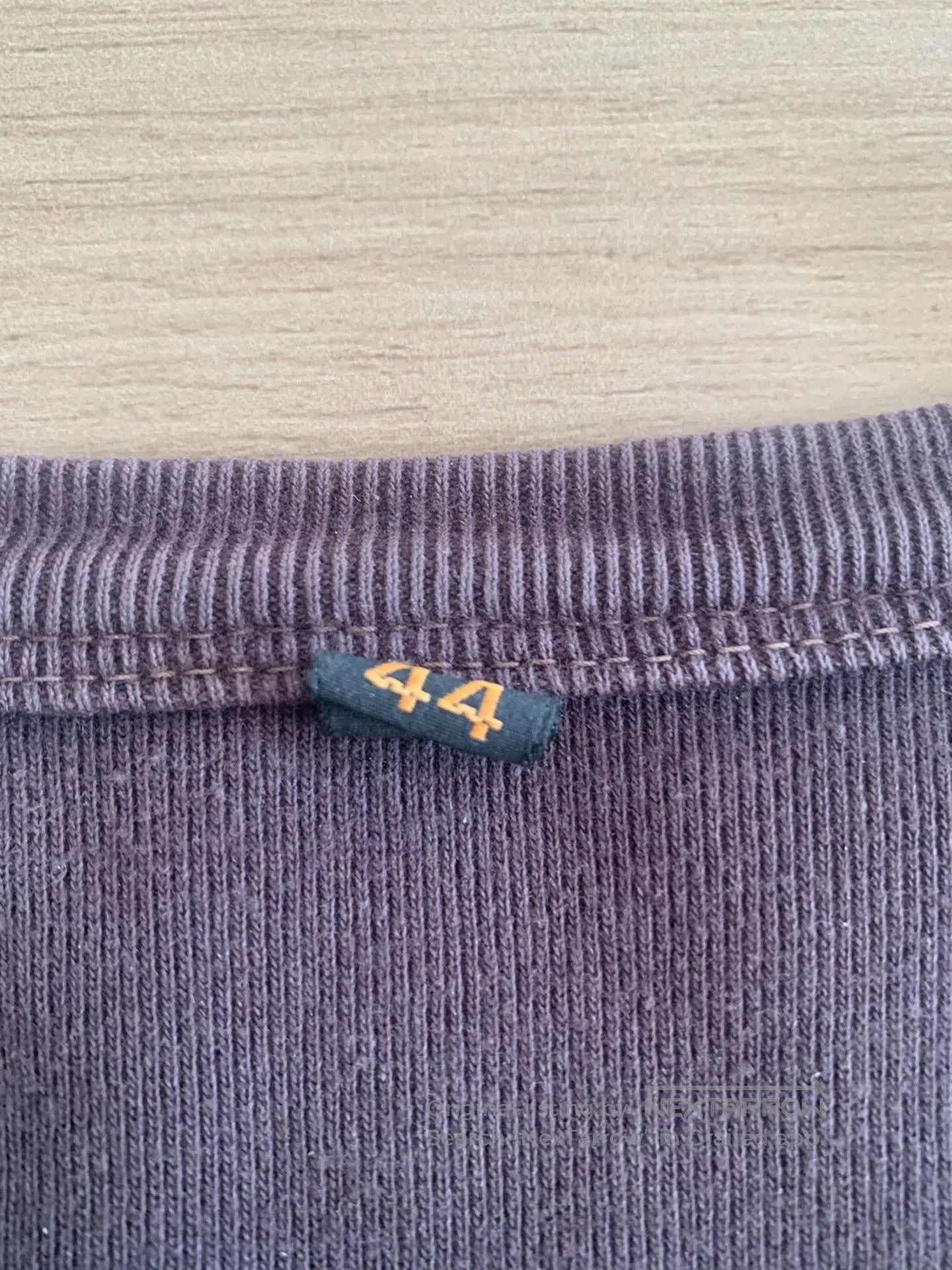 Freewheelers Freewheelers Brown Henley Long. Size US S / EU 44-46 / 1 - 3 Thumbnail