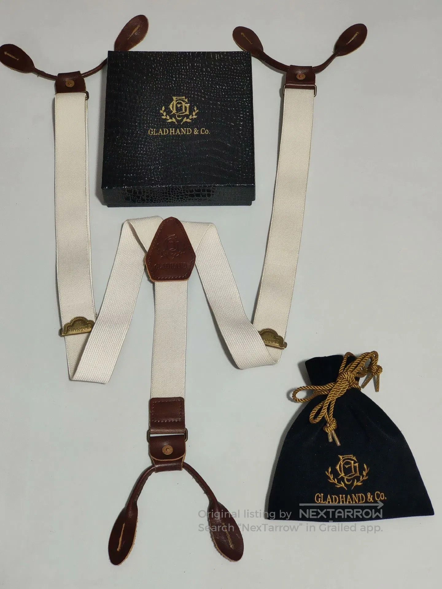 Other Gladhand 30s Vintage Suspenders. Size ONE SIZE - 6 Thumbnail