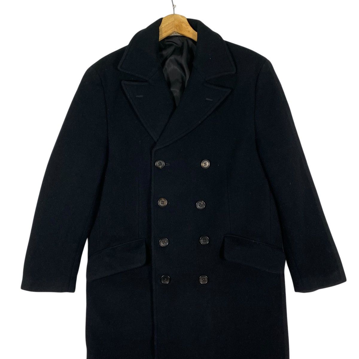 Yohji Yamamoto Vintage Yohji Yamamoto LQ Double Breasted Wool Jacket Size US L / EU 52-54 / 3 - 4 Thumbnail