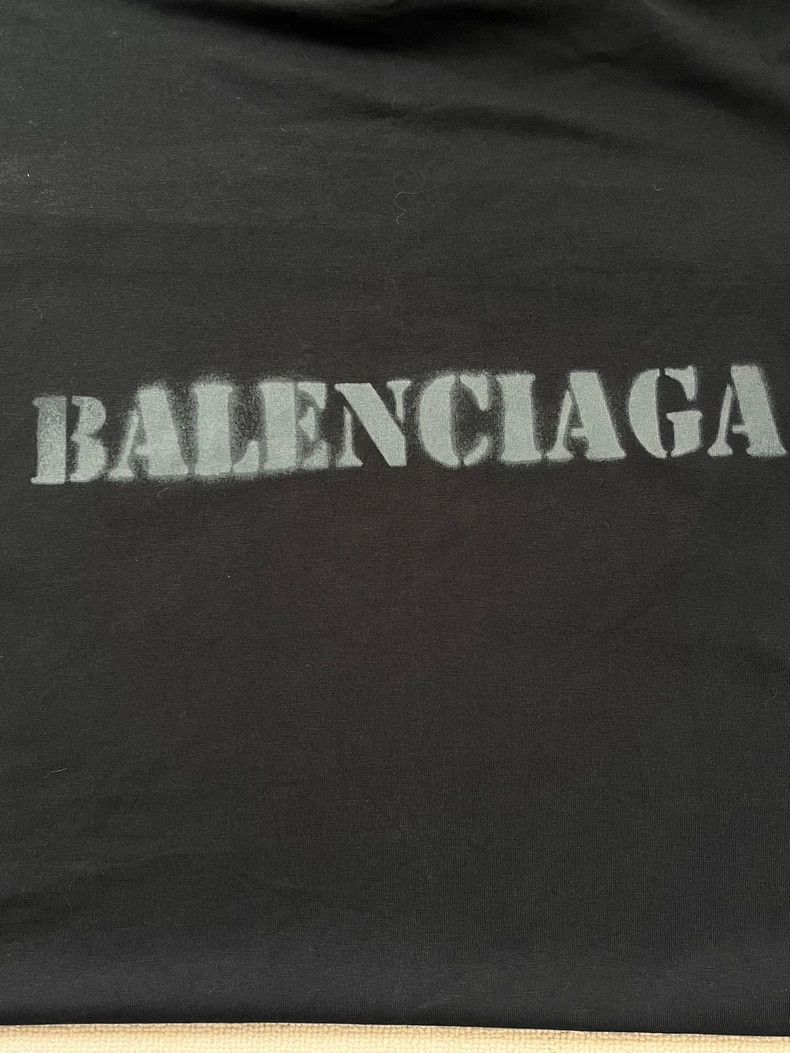 Balenciaga Balenciaga Letter Print Crew Neck Pullover Short Sleeve T- Size US S / EU 44-46 / 1 - 3 Thumbnail