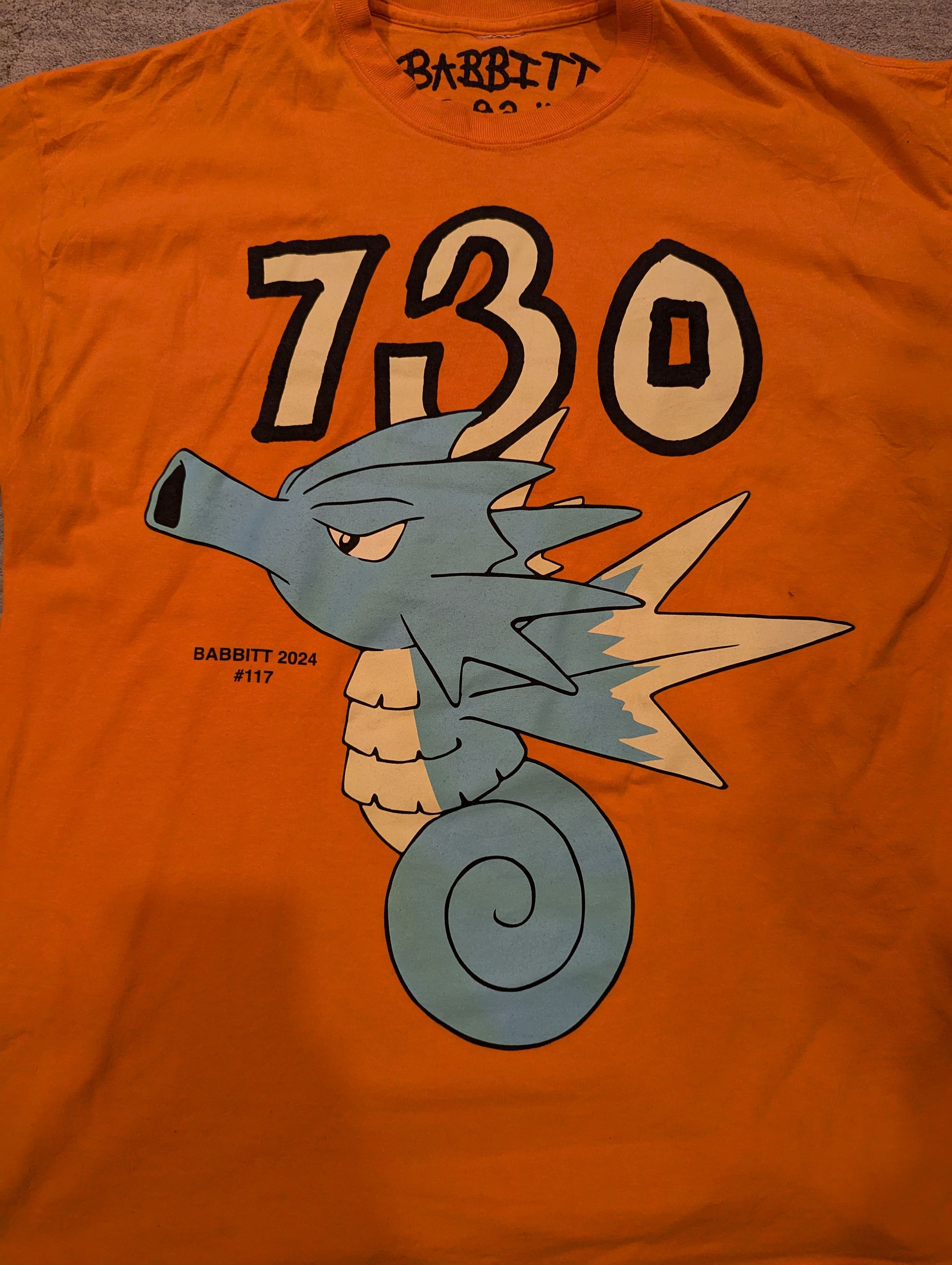 Asspizza Seadra Babbitt pokemon revived 151 tee Size US XL / EU 56 / 4 - 2 Thumbnail