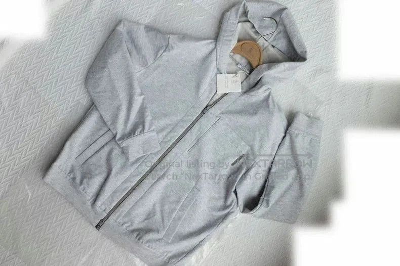 Brunello Cucinelli Brunello Cucinelli Gray Hooded Sweatshirt. Size US S / EU 44-46 / 1 - 3 Thumbnail