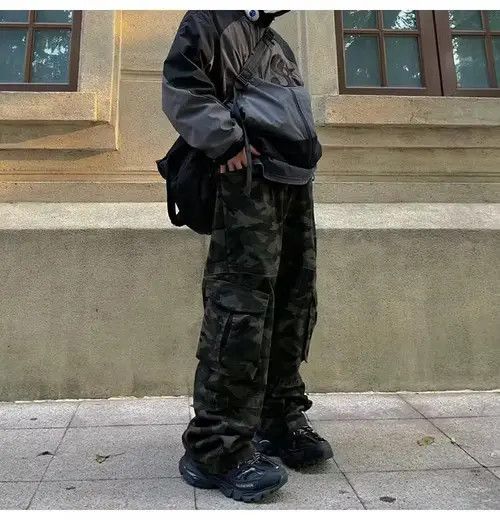 Japanese Brand × Vintage Baggy Camo Pants Size US 30 / EU 46 - 1 Thumbnail