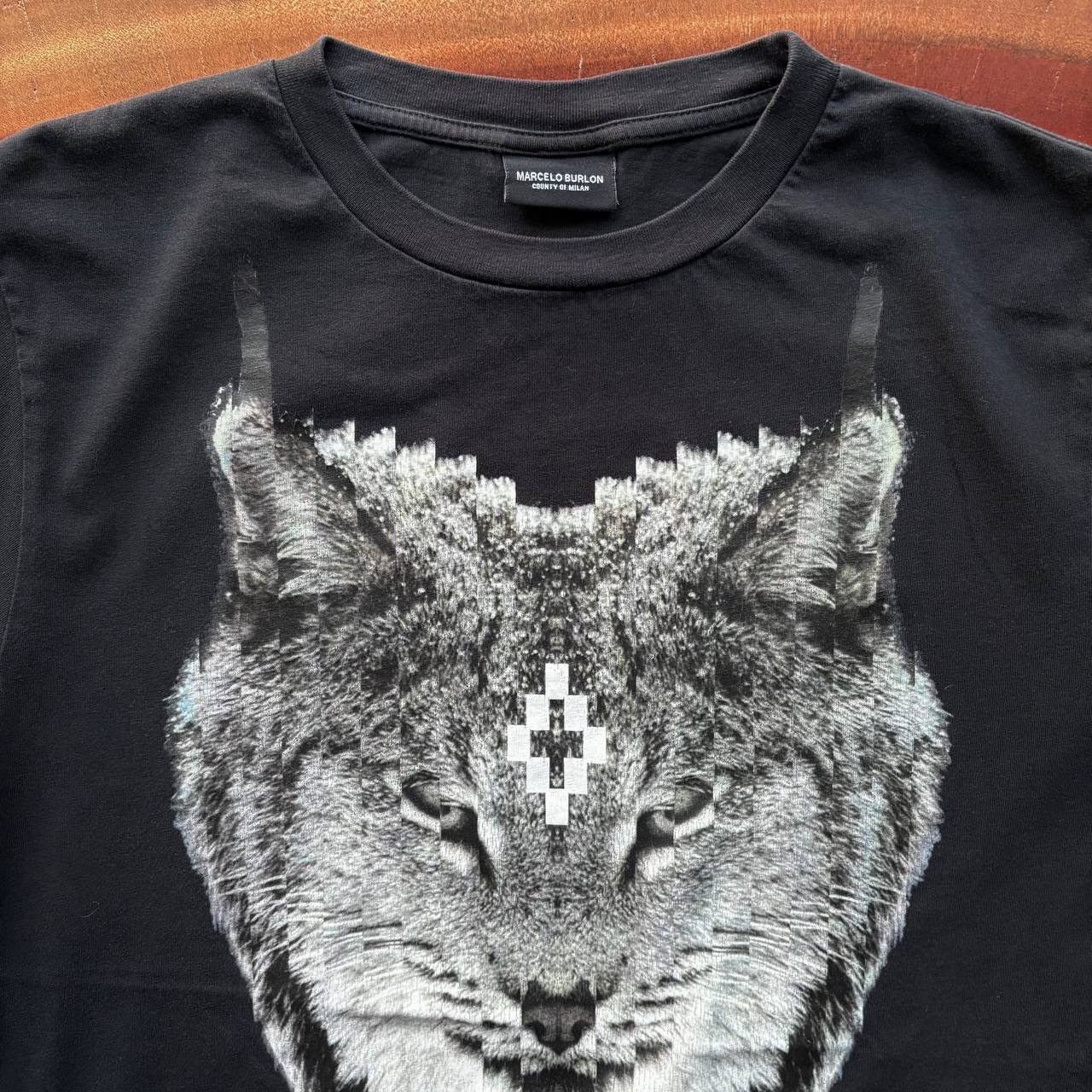 Marcelo Burlon Marcelo Burlon County of Milan Lynx Tshirt Size US M / EU 48-50 / 2 - 3 Thumbnail