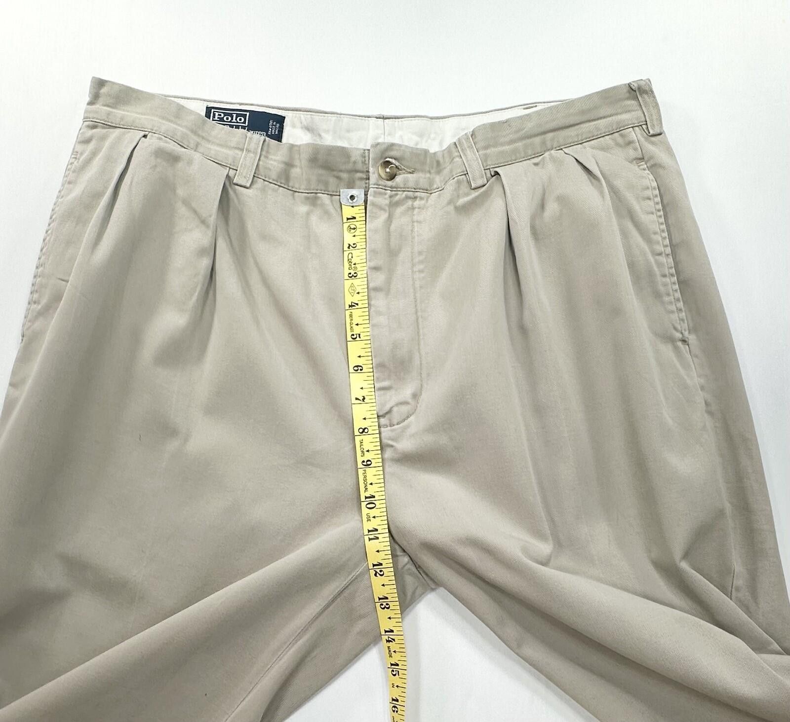 Polo Ralph Lauren Polo Ralph Lauren Hammond Pant Beige (Tag:38/32 Meas: 38/30) Size US 38 / EU 54 - 4 Thumbnail