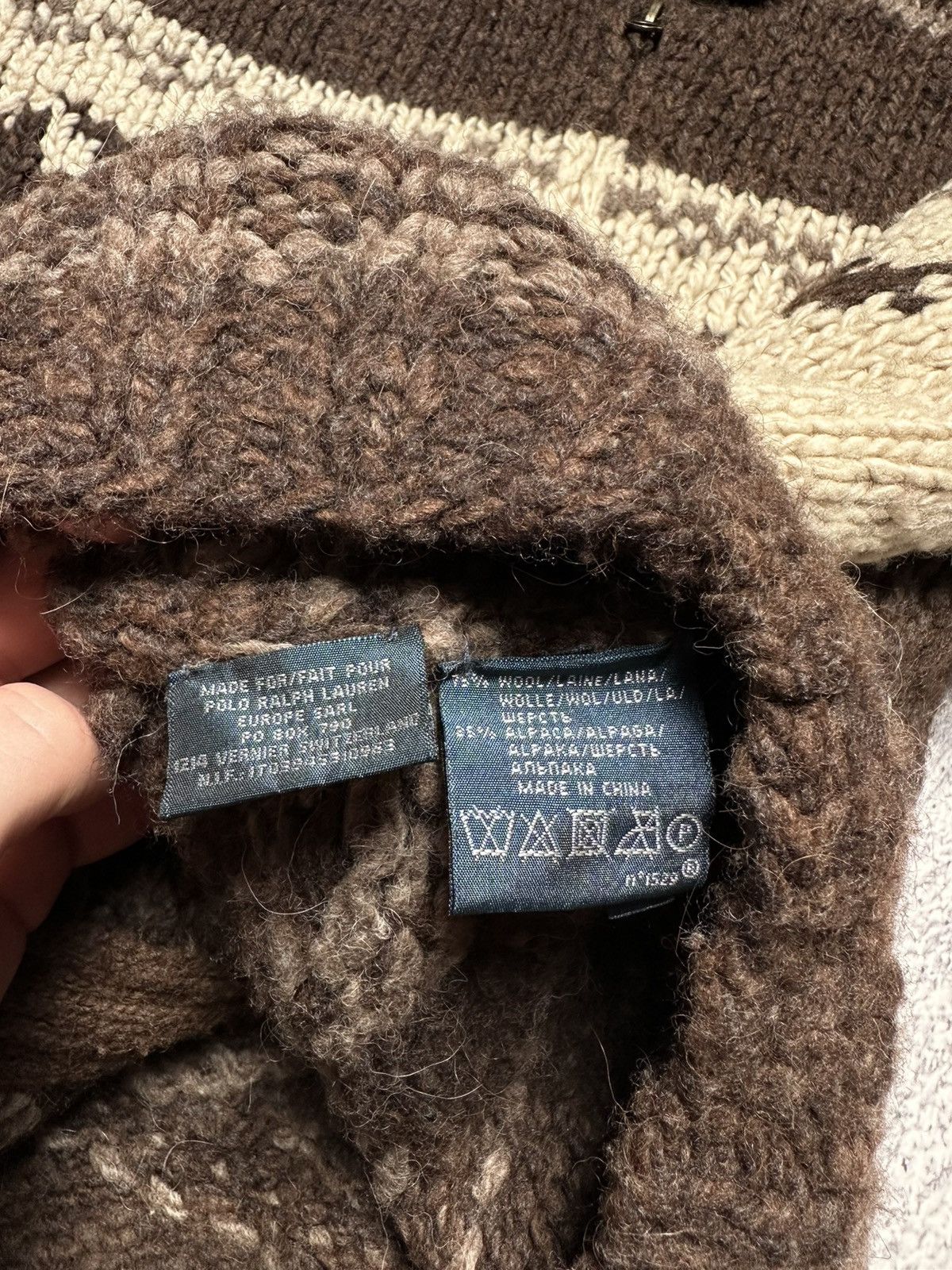 Polo Ralph Lauren Very Rare RRL Polo Ralph Lauren Hand Knit Covichan Sweater Size US M / EU 48-50 / 2 - 12 Thumbnail