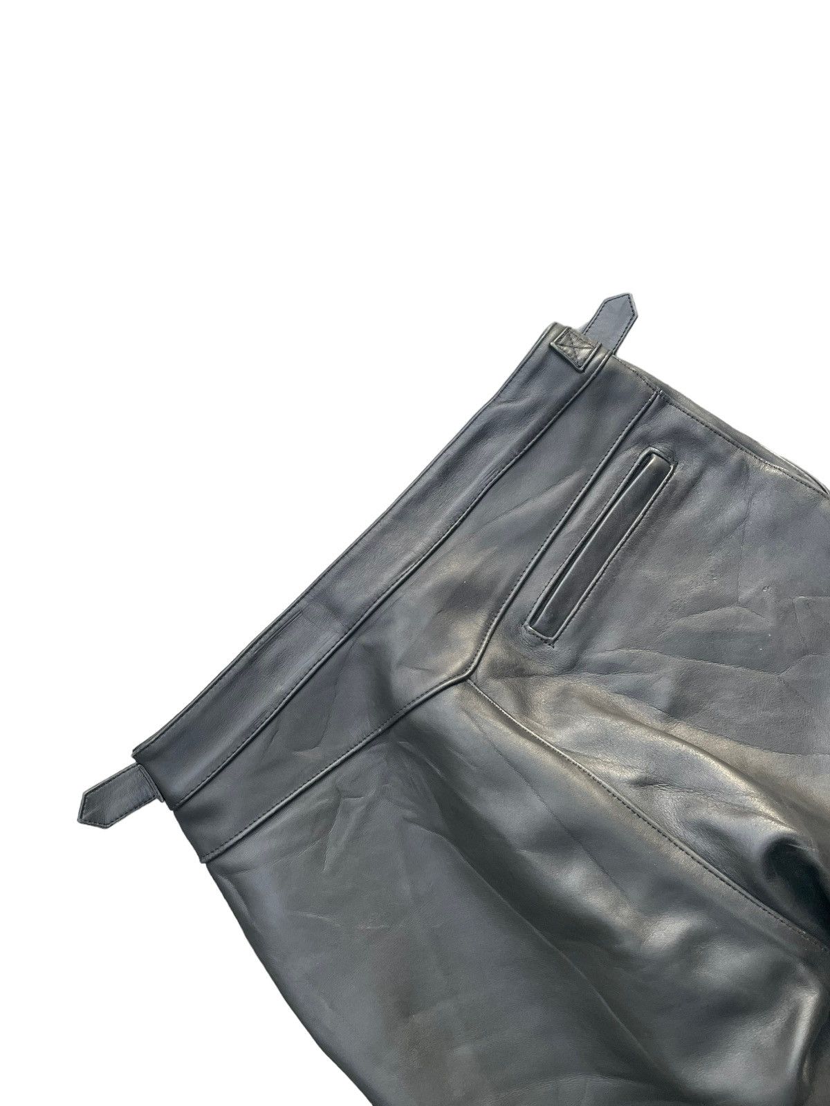 If Six Was Nine × Japanese Brand × Leather Vintage Nankai Leather Pant Size US 32 / EU 48 - 9 Thumbnail