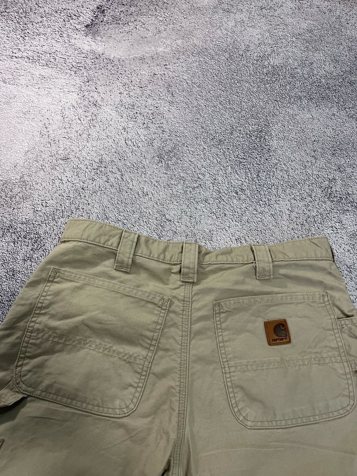 Carhartt Carhartt Cargo Carpenter Pants Vintage 33x32 Workwear Canvas Size US 33 - 6 Thumbnail