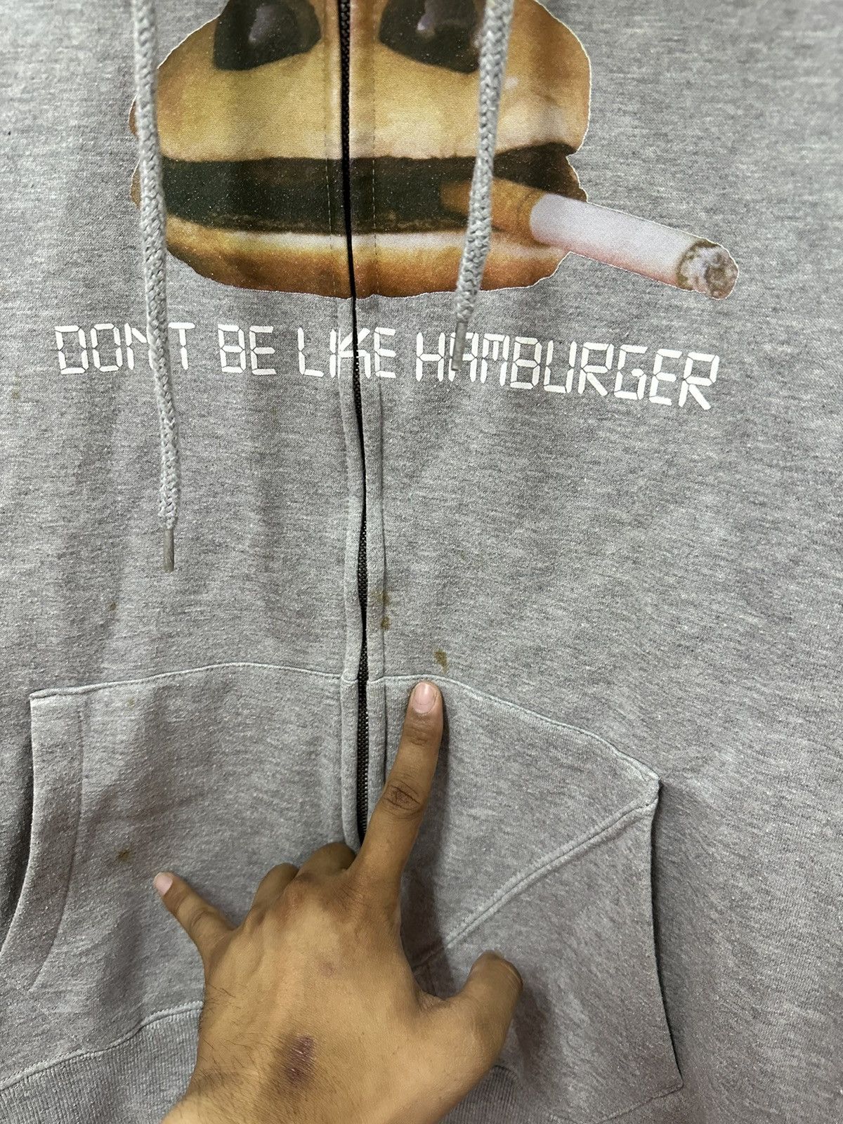 Japanese Brand × Vintage × Volcom Vintage Volcom Don’t Be Like Hamburger Big Logo Hoodie Size US M / EU 48-50 / 2 - 5 Thumbnail