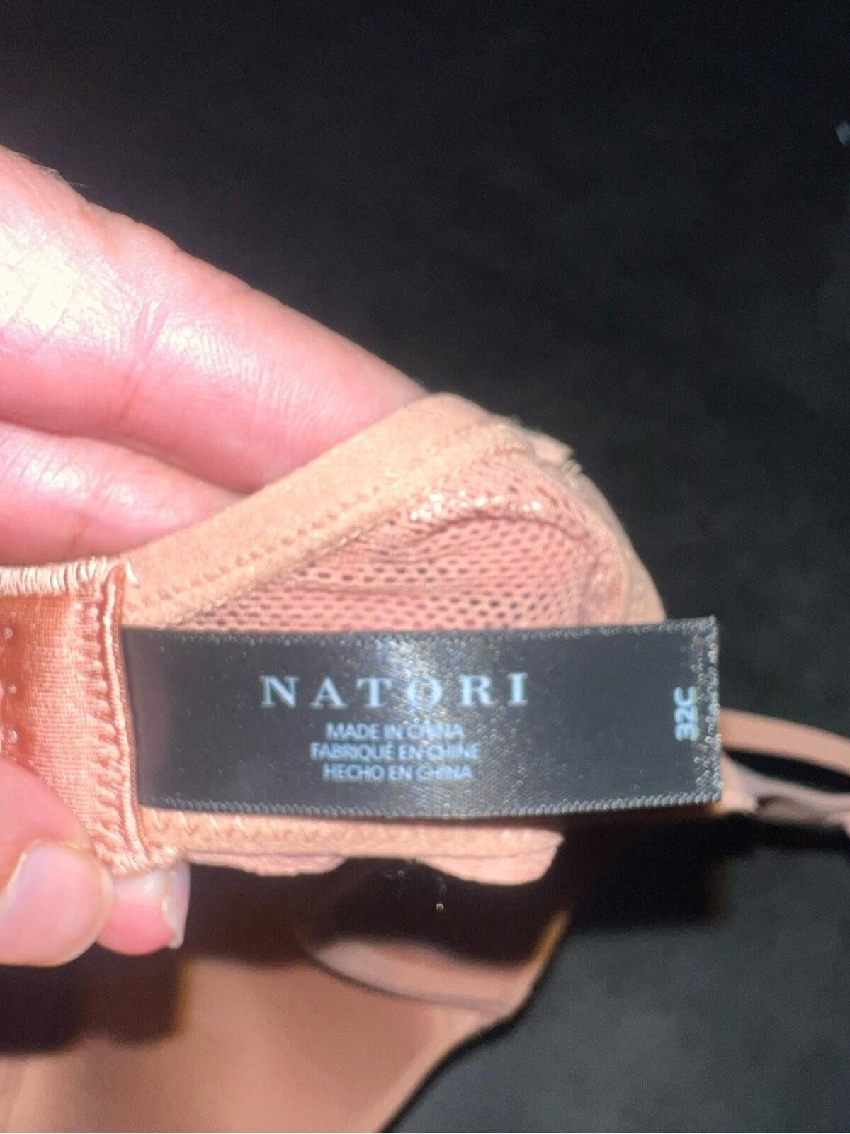 Modern Notoriety Natori beige rosey padded lace t shirt bra 32c Size ONE SIZE - 4 Thumbnail