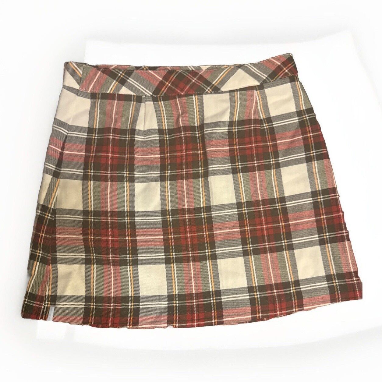 Other Urban Vibe Plaid Mini Skirt Womens MISSING SIZE Wrap Floral Size 27" / US 4 / IT 40 - 3 Thumbnail