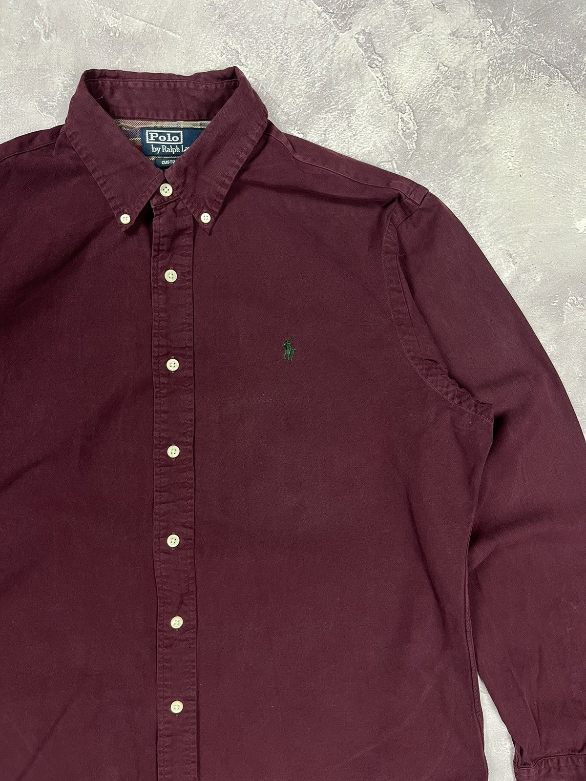 Polo Ralph Lauren Vintage Polo Ralph Lauren Oxford Button Up Shirt Custom Fit Size US L / EU 52-54 / 3 - 2 Thumbnail