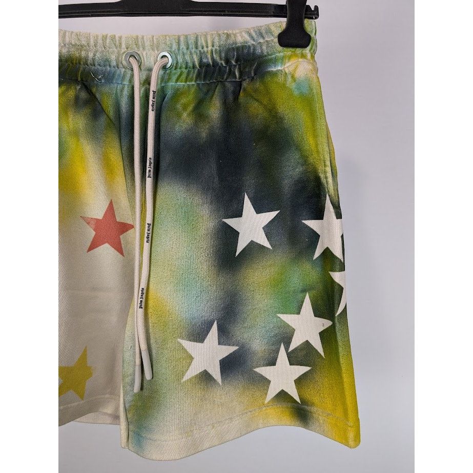 Palm Angels o1rshd1 Q: 2 / Sprayed Stars Vint Sweat Short in Multicolor Size US 30 / EU 46 - 5 Thumbnail
