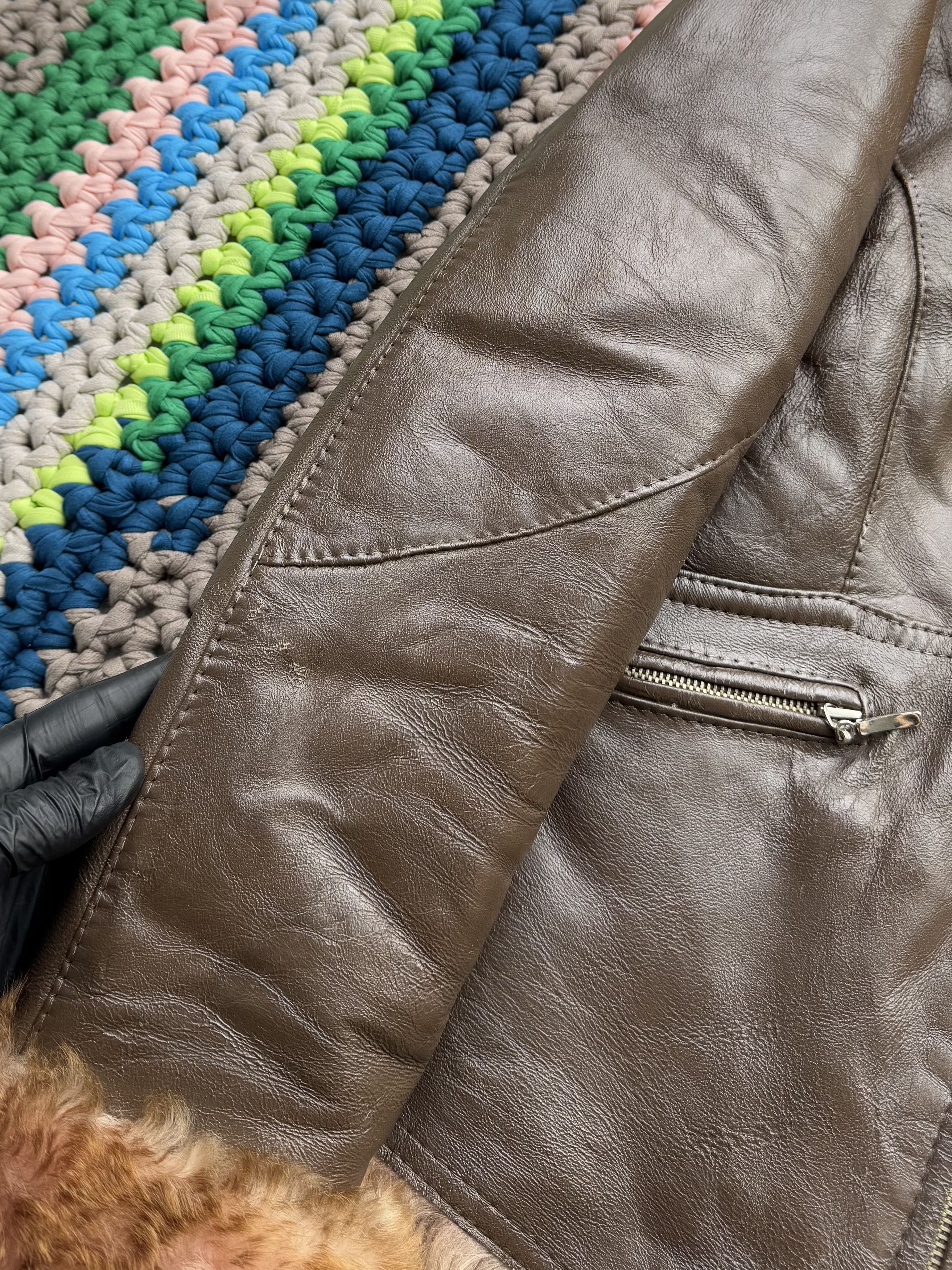 Hysteric Glamour Vintage Real Sheepskin Jacket (ET1)(D15) Size S / US 4 / IT 40 - 4 Thumbnail