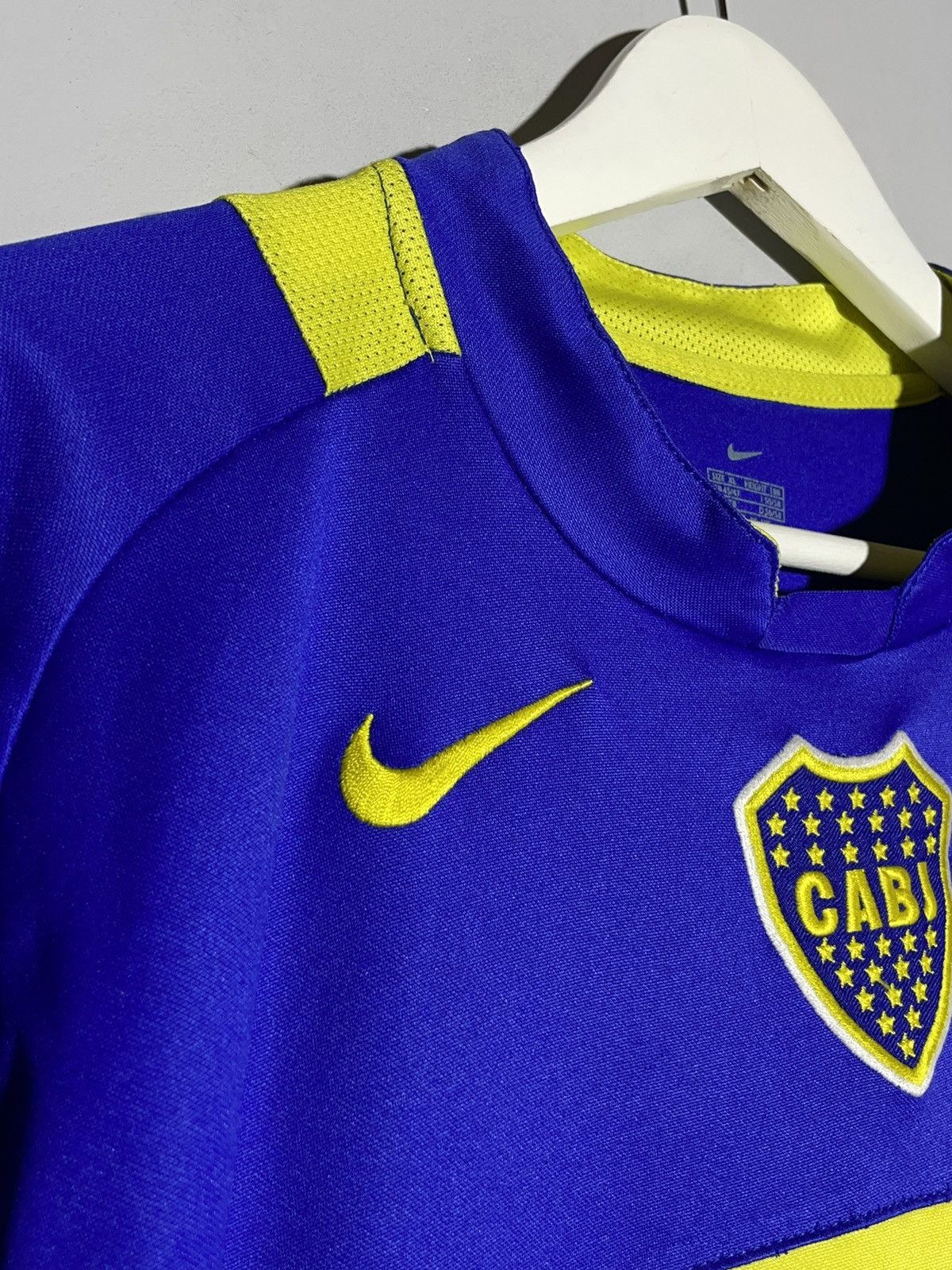 Nike Boca Juniors Nike 2004/05 Y2k Centre Logo Football Shirt Size US XL / EU 56 / 4 - 5 Thumbnail