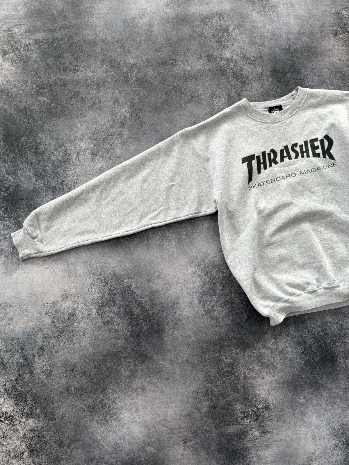 Thrasher Vintage Thrasher Skateboarding Logo Gray Sweatshirt Size US S / EU 44-46 / 1 - 4 Thumbnail