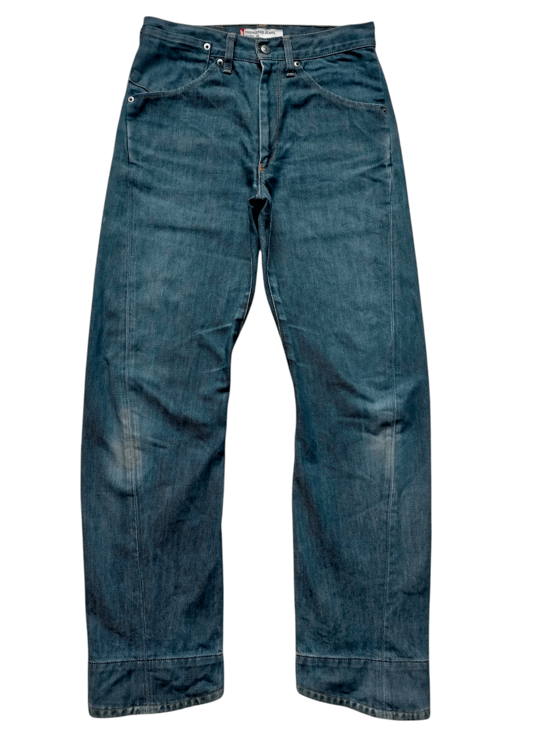 Levi's 2000s Levis Engineered Twist Leg Rusty Denim Size US 29 - 1 Thumbnail