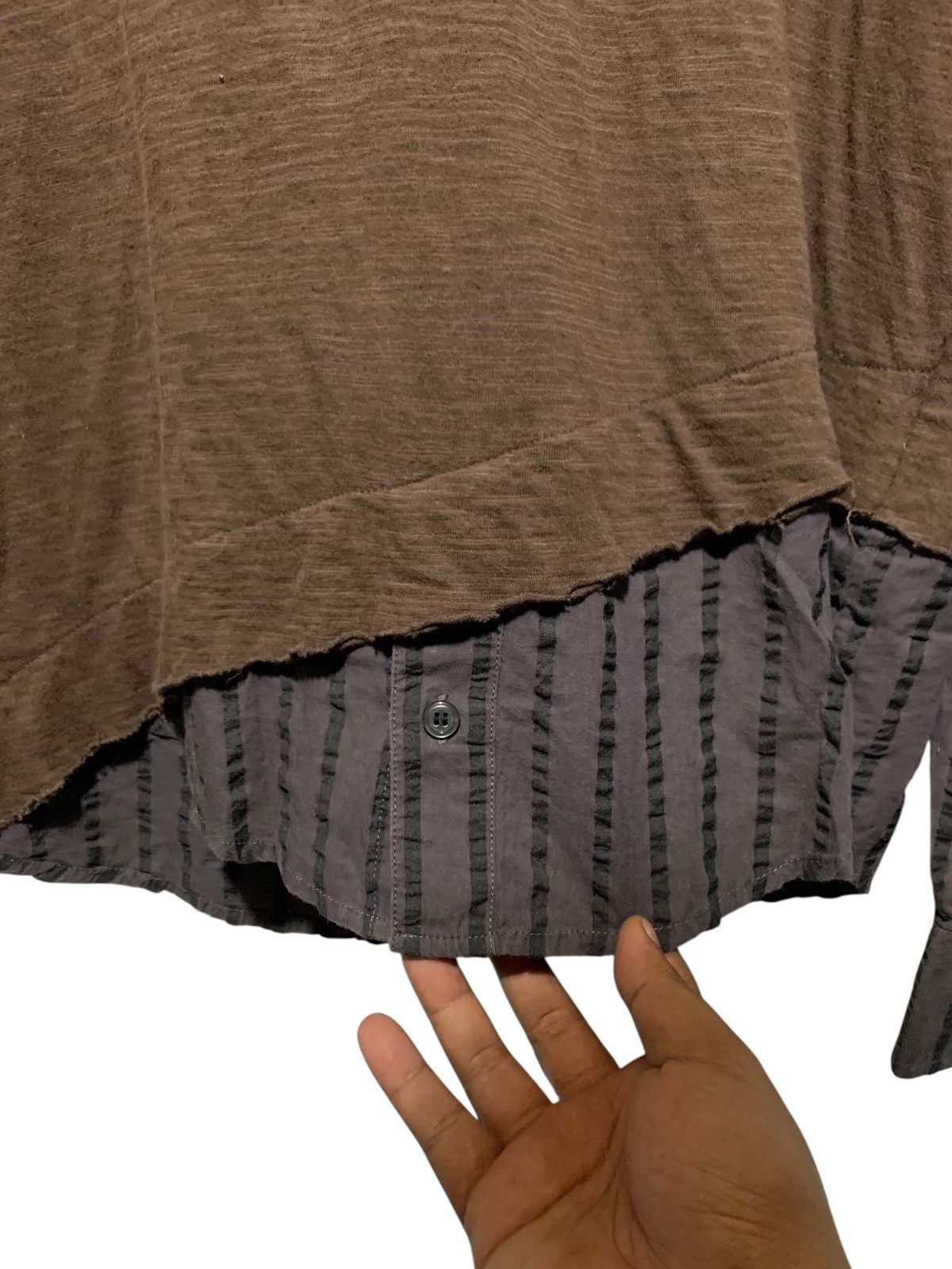 PPFM 2000s PPFM hybrid double layer assymetrical longsleeve Size US L / EU 52-54 / 3 - 5 Thumbnail