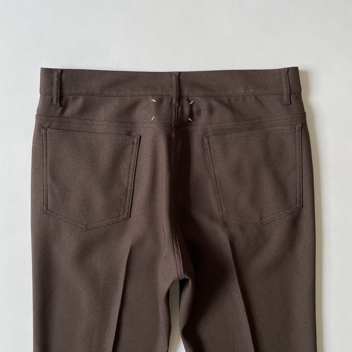 Maison Margiela A/W 18 Brown Tech Twill Trousers Size US 34 / EU 50 - 12 Thumbnail