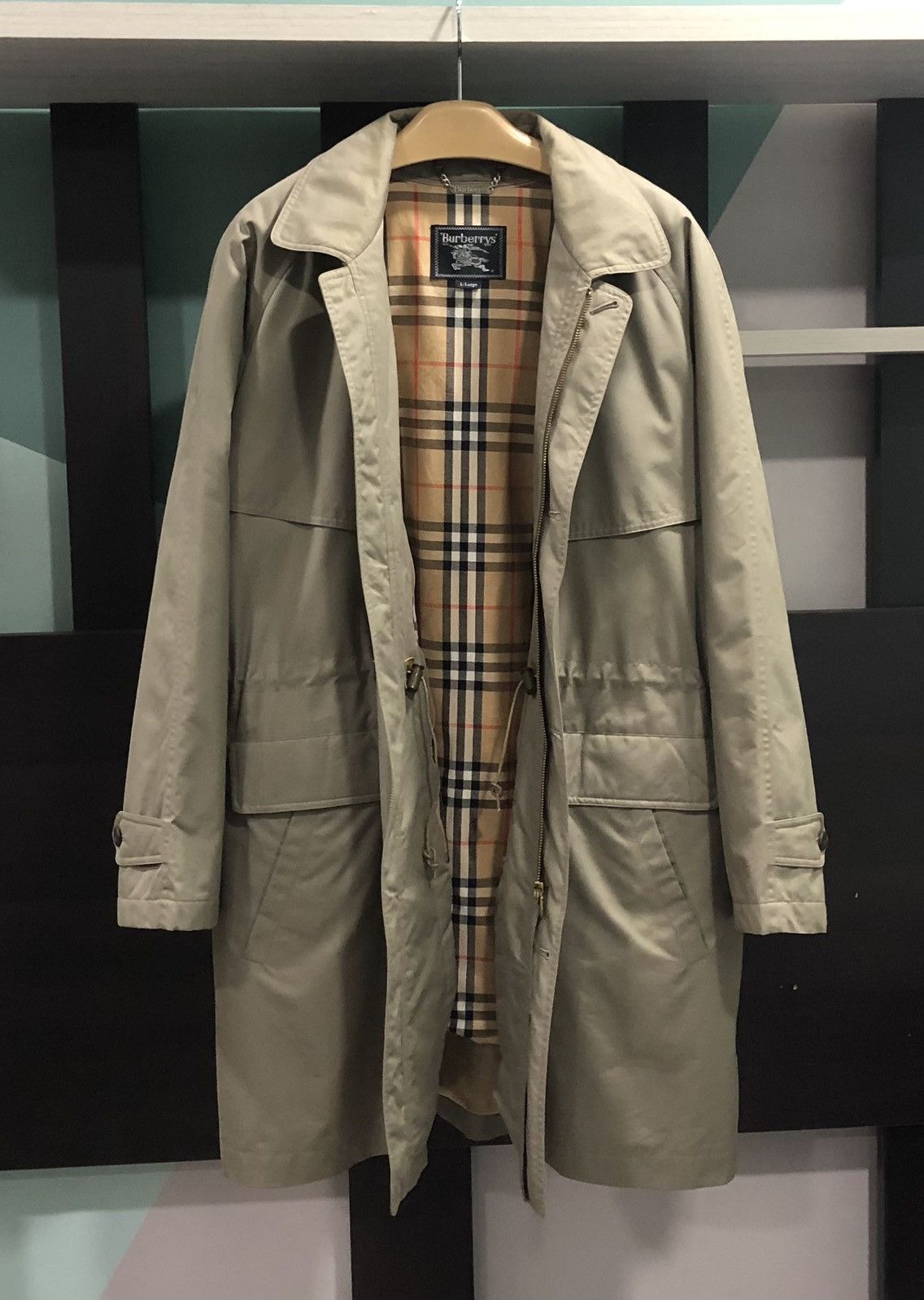 Burberry VTG Burberry London Lined Feathers Novacheck Puffer Jacket Size US L / EU 52-54 / 3 - 4 Thumbnail