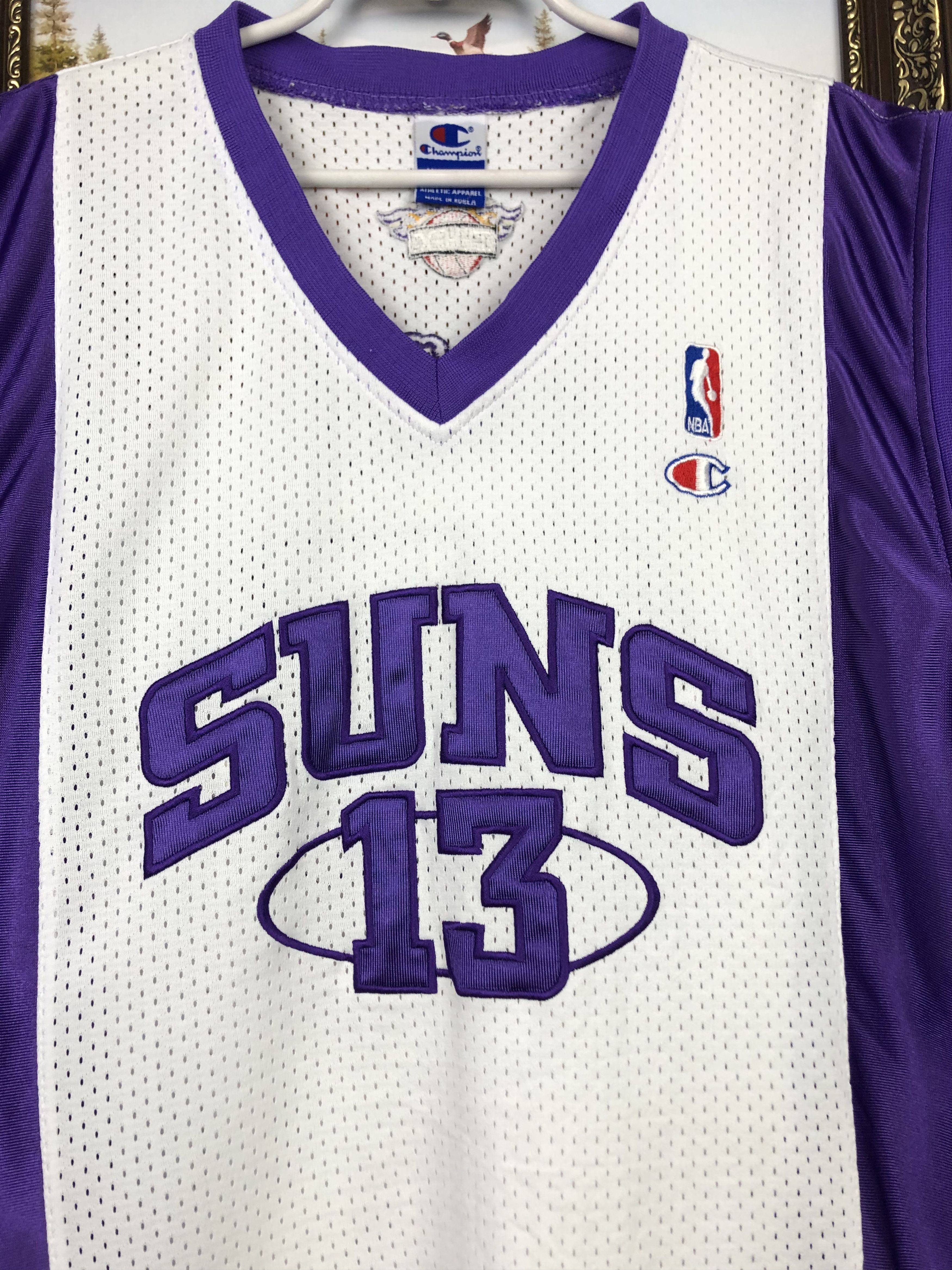 Champion Vintage 90's Champion Phoenix Suns Steve Nash Jersey NBA Size US XXL / EU 58 / 5 - 3 Thumbnail