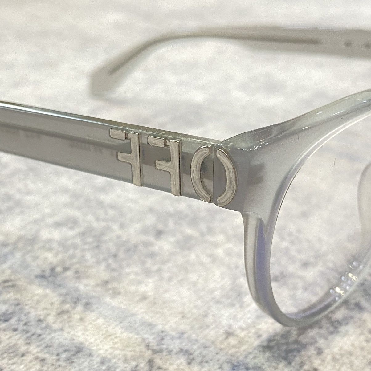 Off-White Off White Optical Style 68 Grey Size ONE SIZE - 4 Thumbnail