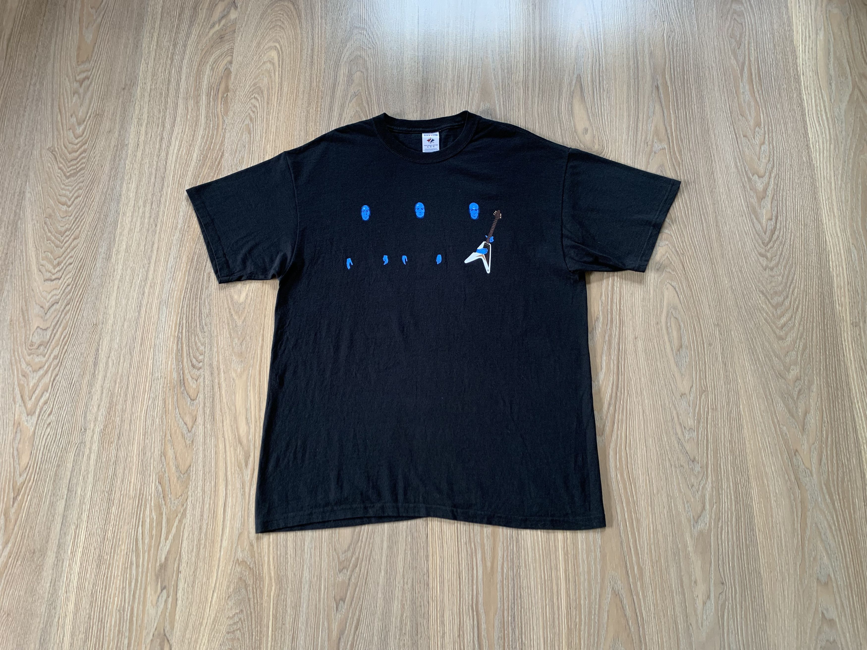 Band Tees × Jerzees × Vintage Blue Man Group Megastar World Tour T Shirt Size US XL / EU 56 / 4 - 1 Thumbnail
