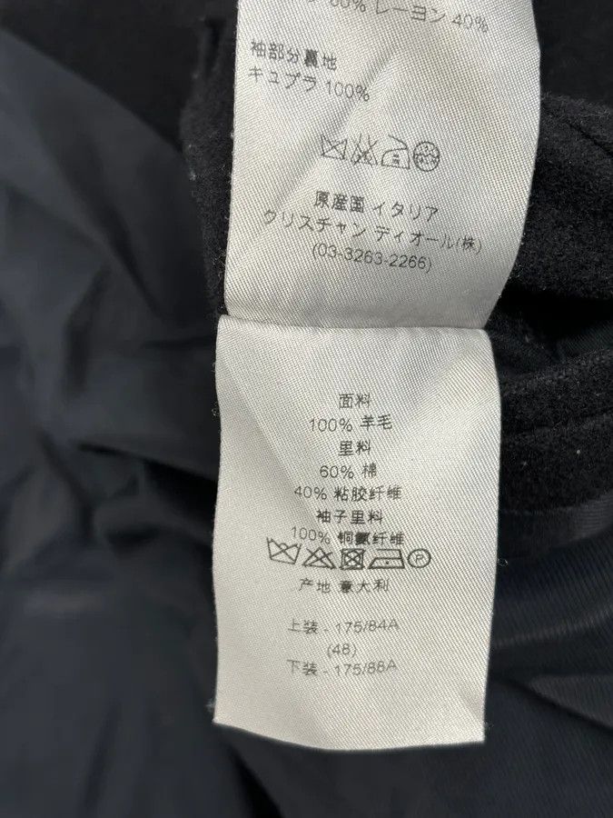 Dior 2010s Dior Homme Black Wool Double-Breasted Caban Jacket Size US M / EU 48-50 / 2 - 10 Thumbnail