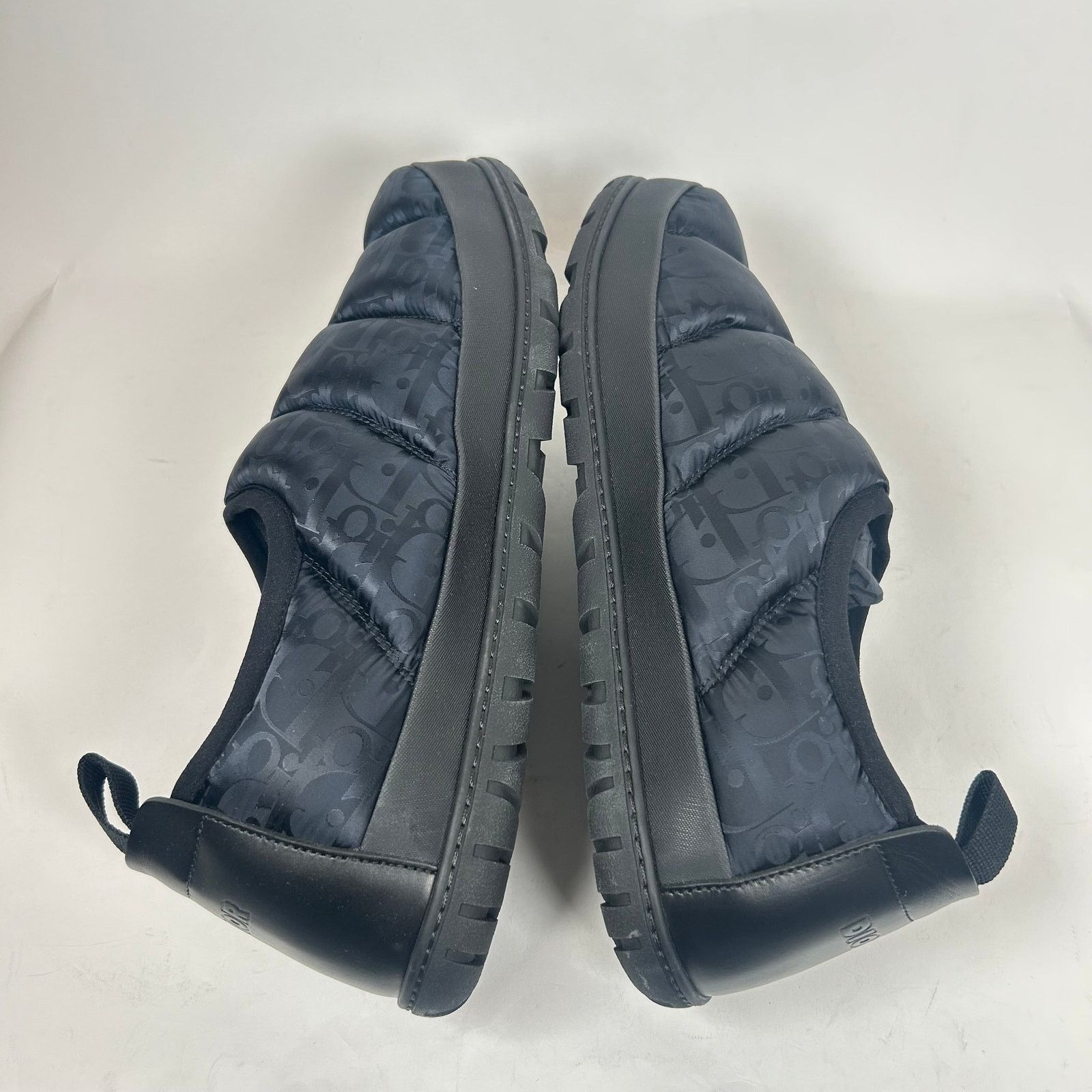 Dior Dior Black/Black Oblique Nylon Puffer Slipper Size 46 Size US 13 / EU 46 - 4 Thumbnail