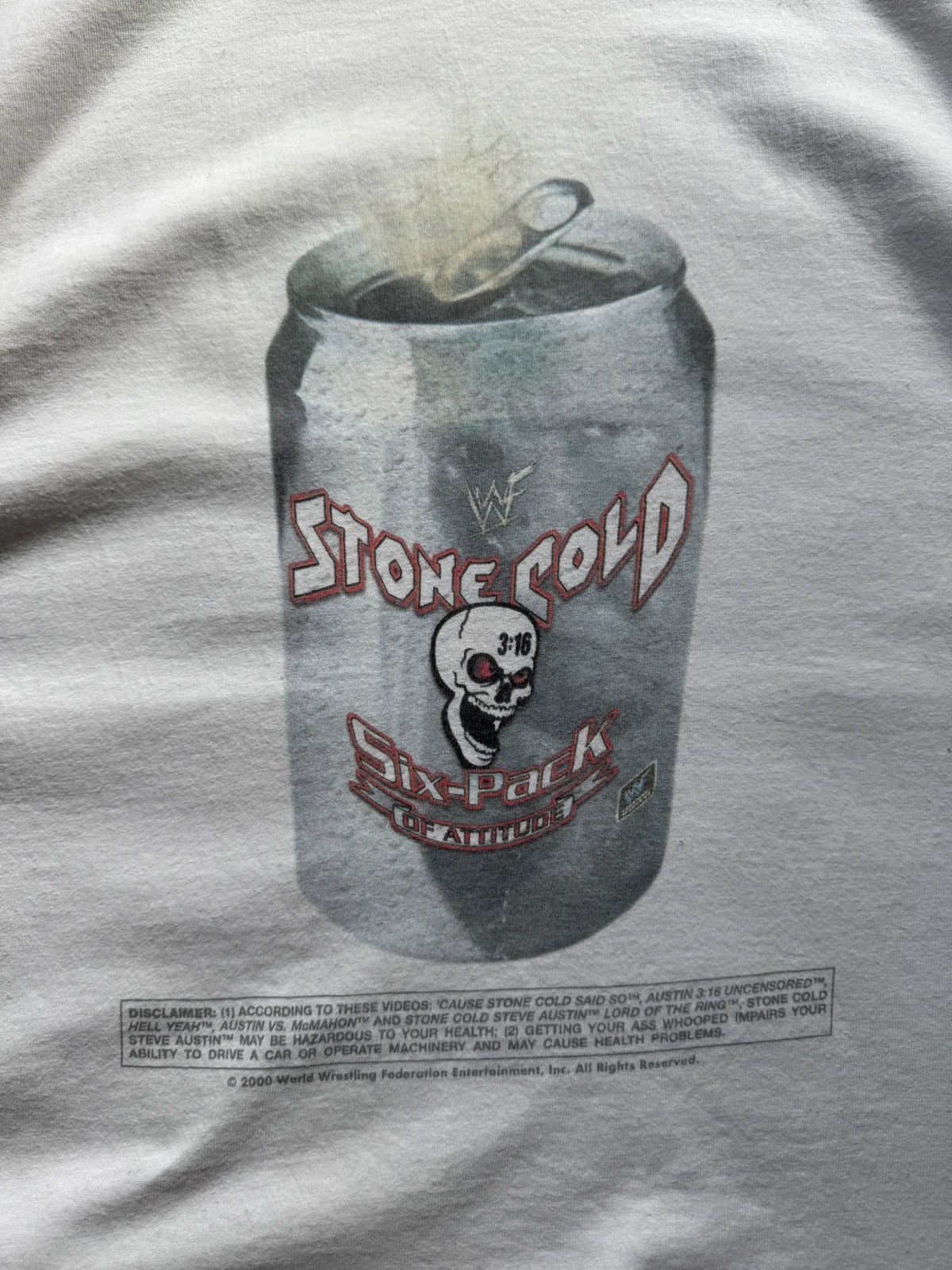 WWF Vintage WWF Stone Cold Steve Austin T Shirt Size XL 2000 Size US XL / EU 56 / 4 - 3 Thumbnail