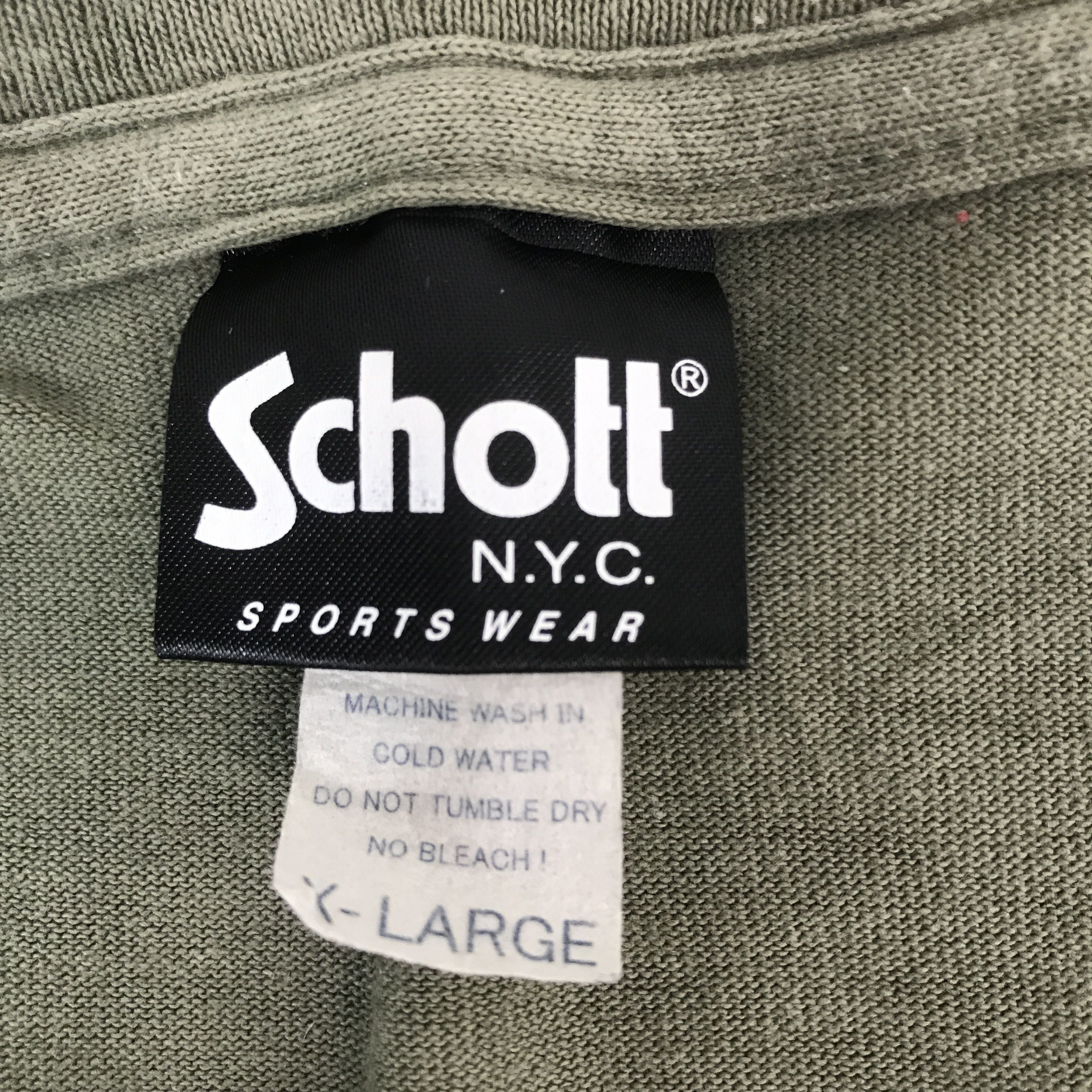Schott Vintage Schott x Thunder oil co. Design T-shirt Size US M / EU 48-50 / 2 - 6 Thumbnail