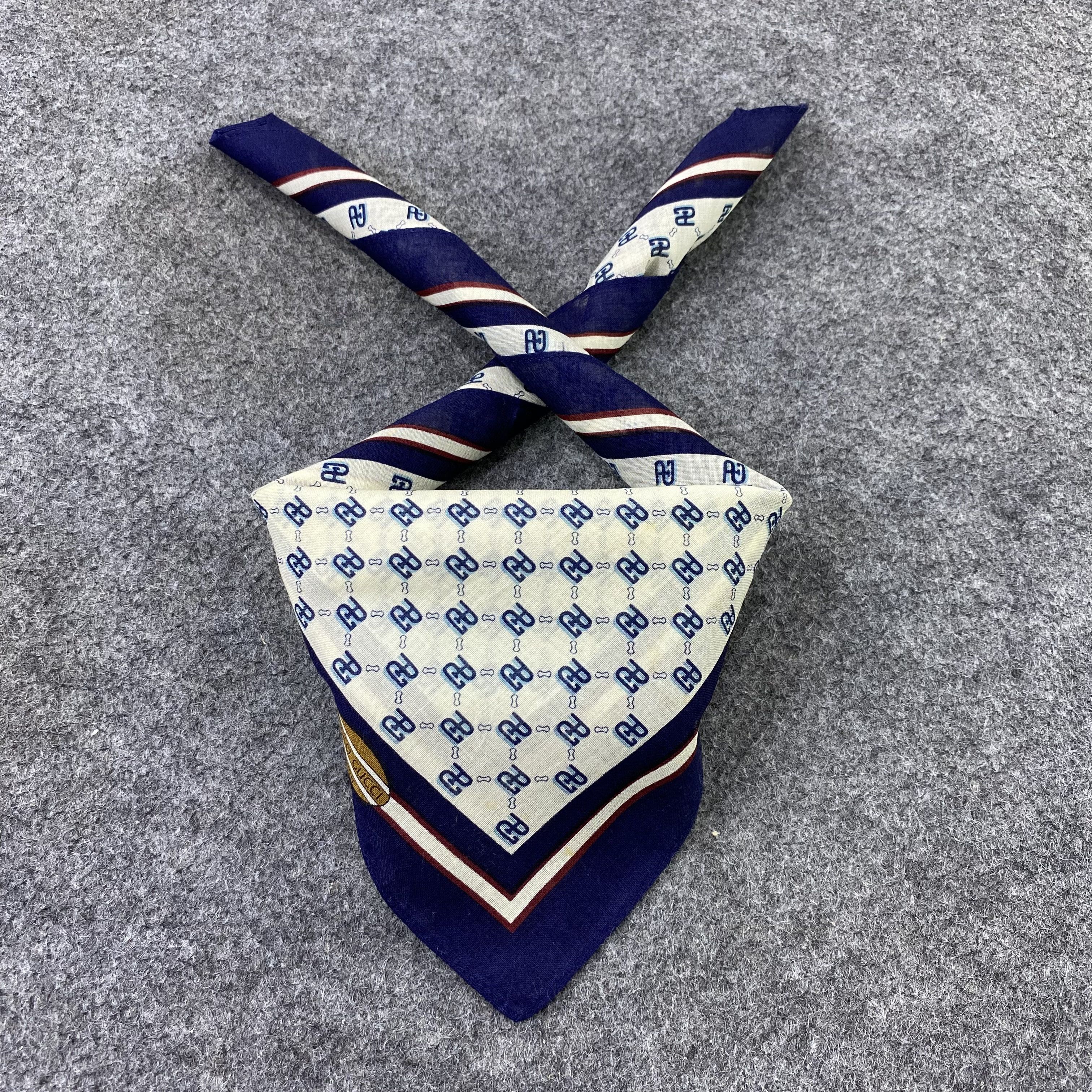 Paolo Gucci Paolo Gucci Handkerchief Neckerchief Bandana-B1703 Size ONE SIZE - 2 Thumbnail