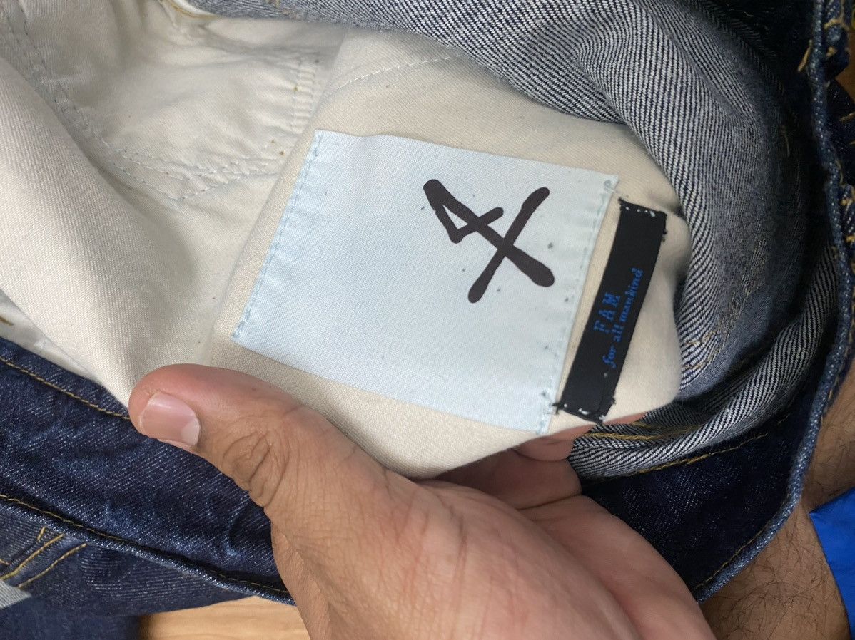 Designer × Hysteric Glamour × Japanese Brand FAM for all mankind Jeans Size US 34 / EU 50 - 9 Thumbnail