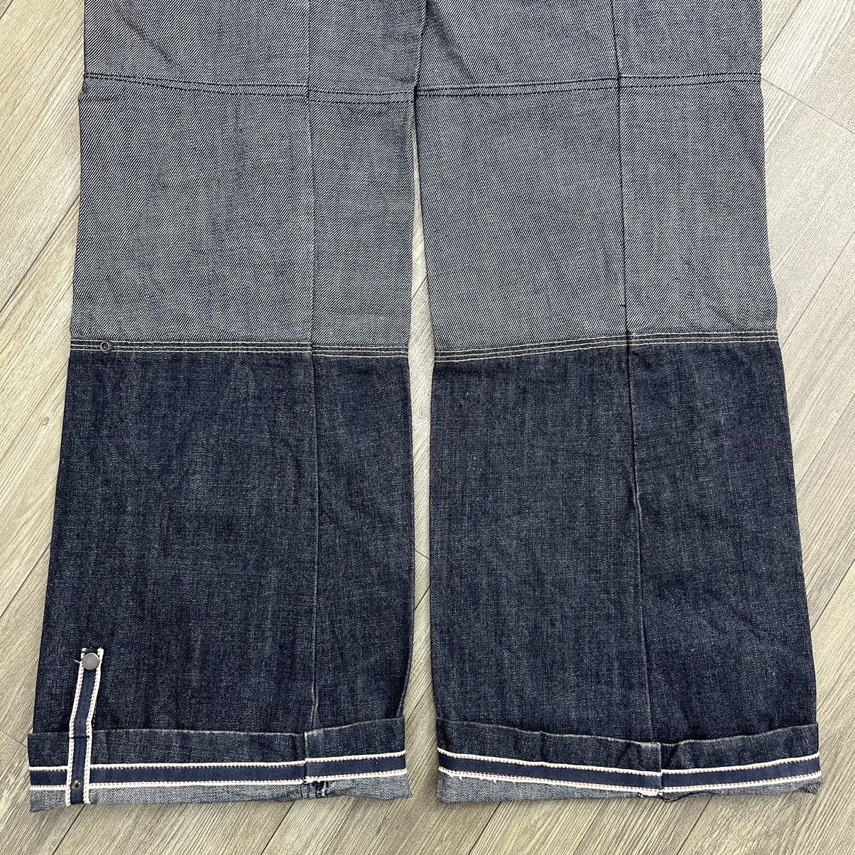 Japanese Brand × Marithe + Francois Girbaud Rare🔥 Marithe Francois Girbaud Multi layer Selvedge Denim Size US 33 - 9 Thumbnail