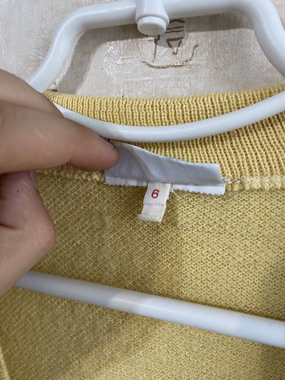 Lacoste × Vintage Vintage Lacoste Chemise Yellow Cardigan Button Up Sweater Size US L / EU 52-54 / 3 - 8 Thumbnail