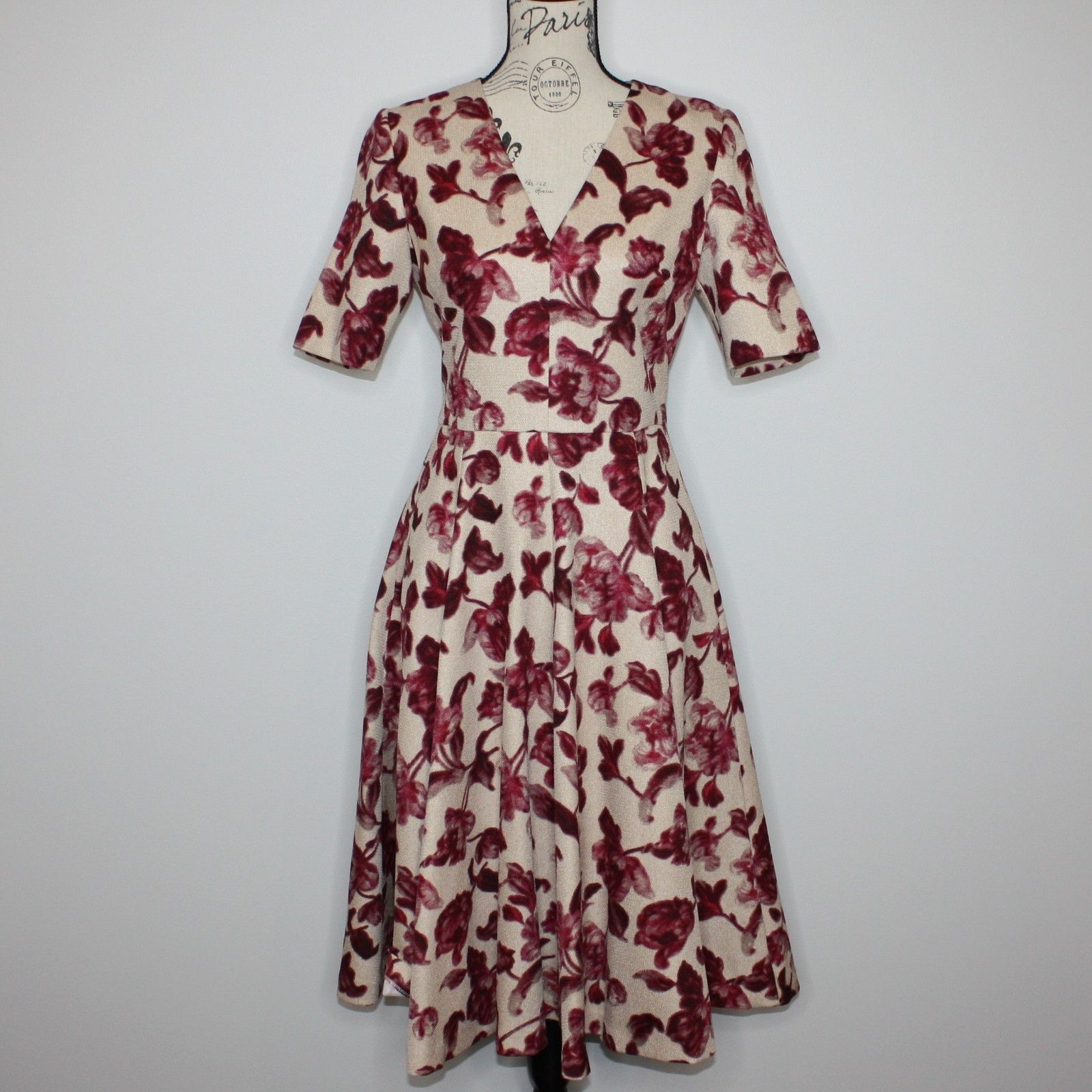 Other Gal Meets Glam Edith Floral Print A-Line Dress in size 6 NWT Size M / US 6-8 / IT 42-44 - 13 Thumbnail